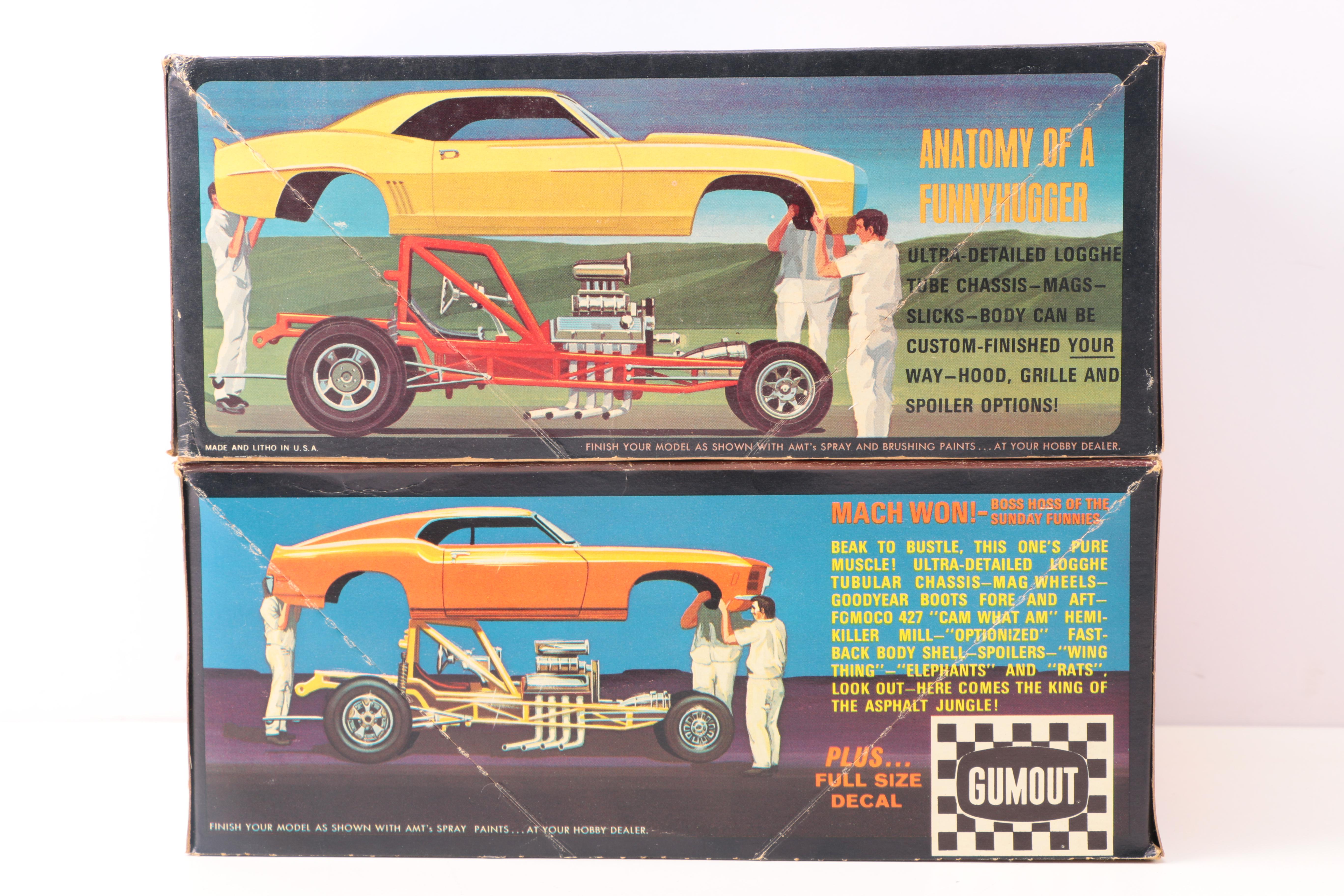 Vintage Model Funny Car Kits featuring AMT