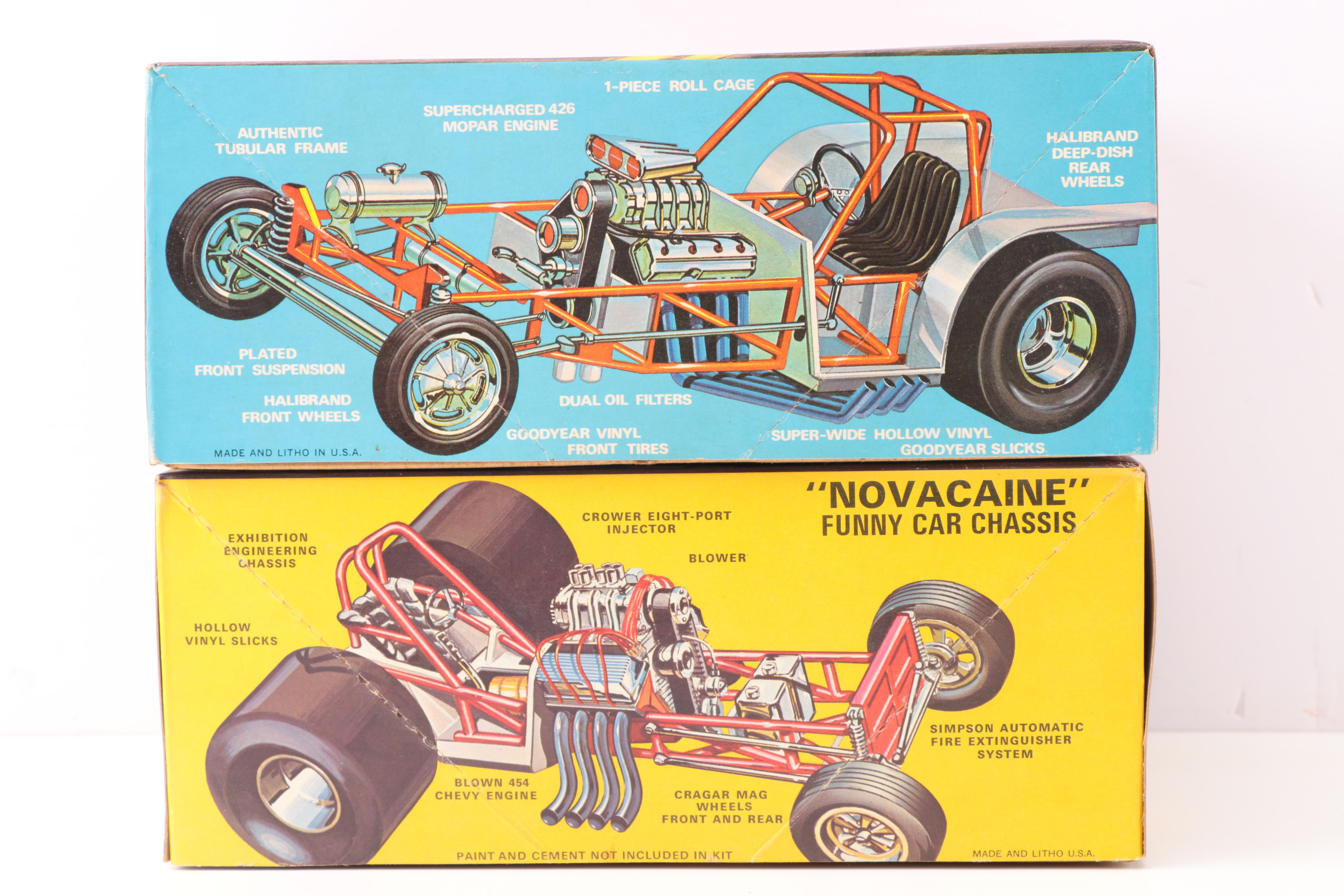 Vintage Model Funny Car Kits featuring AMT