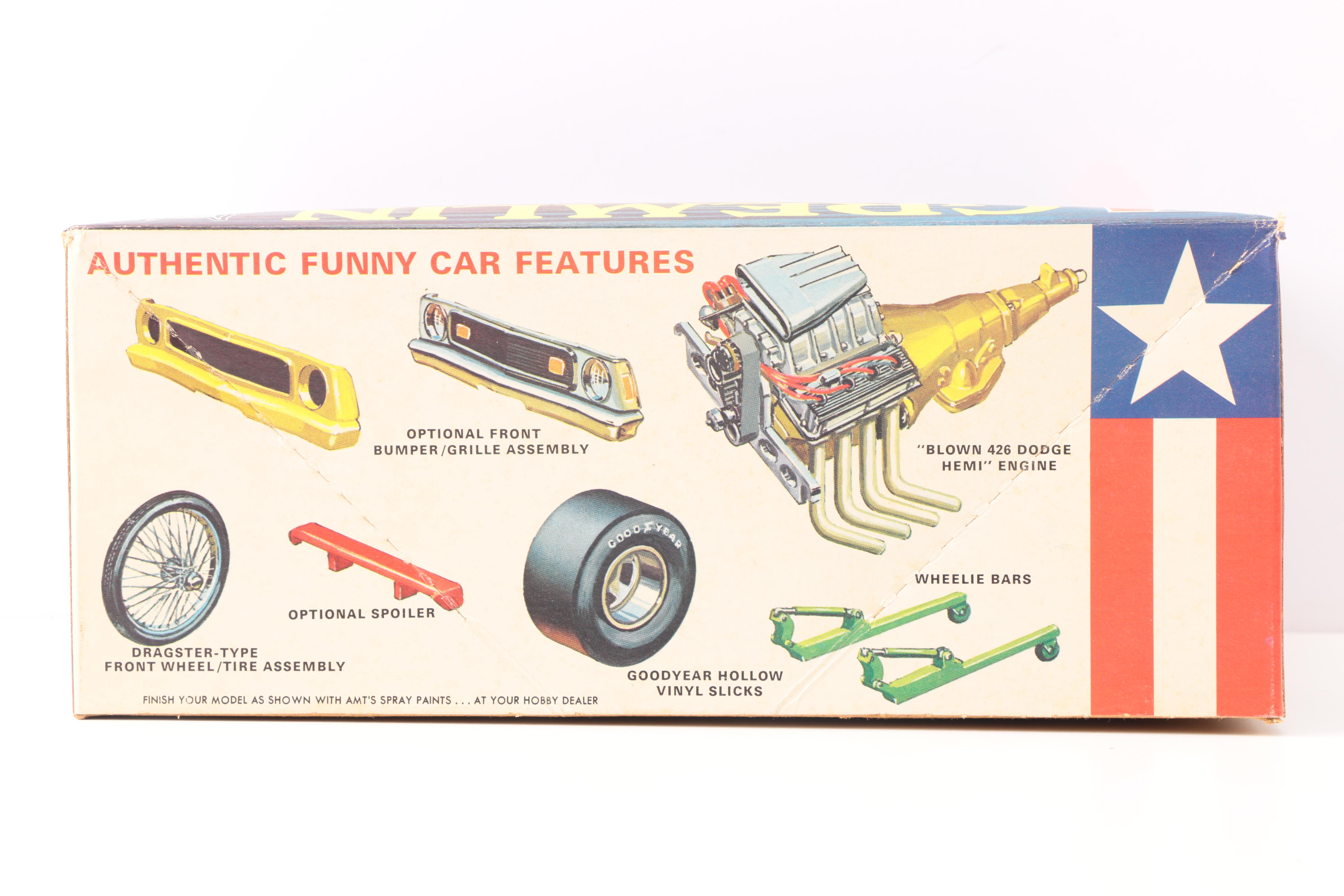 Vintage Model Funny Car Kits featuring AMT