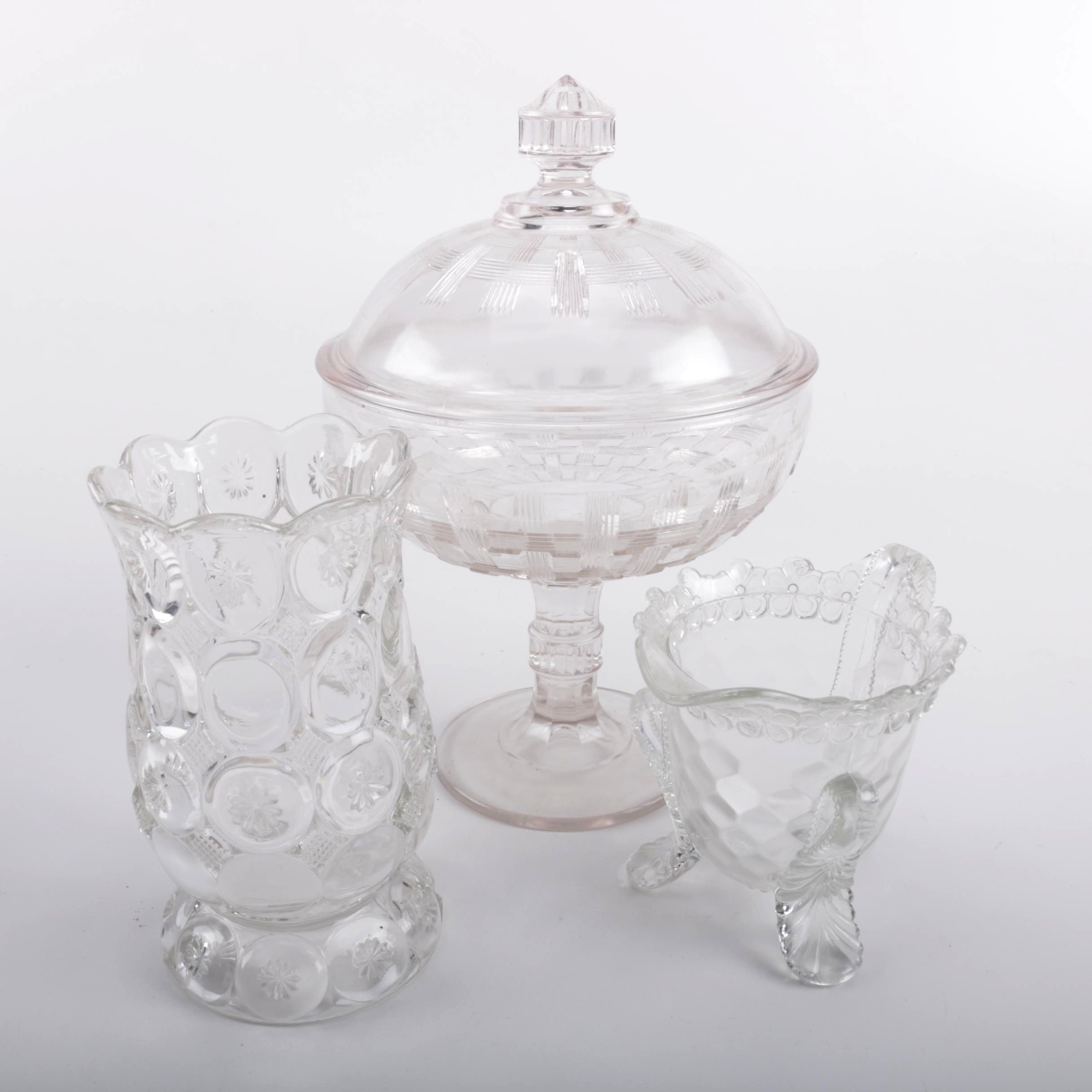 Selection of Vintage Glass and Crystal Tableware