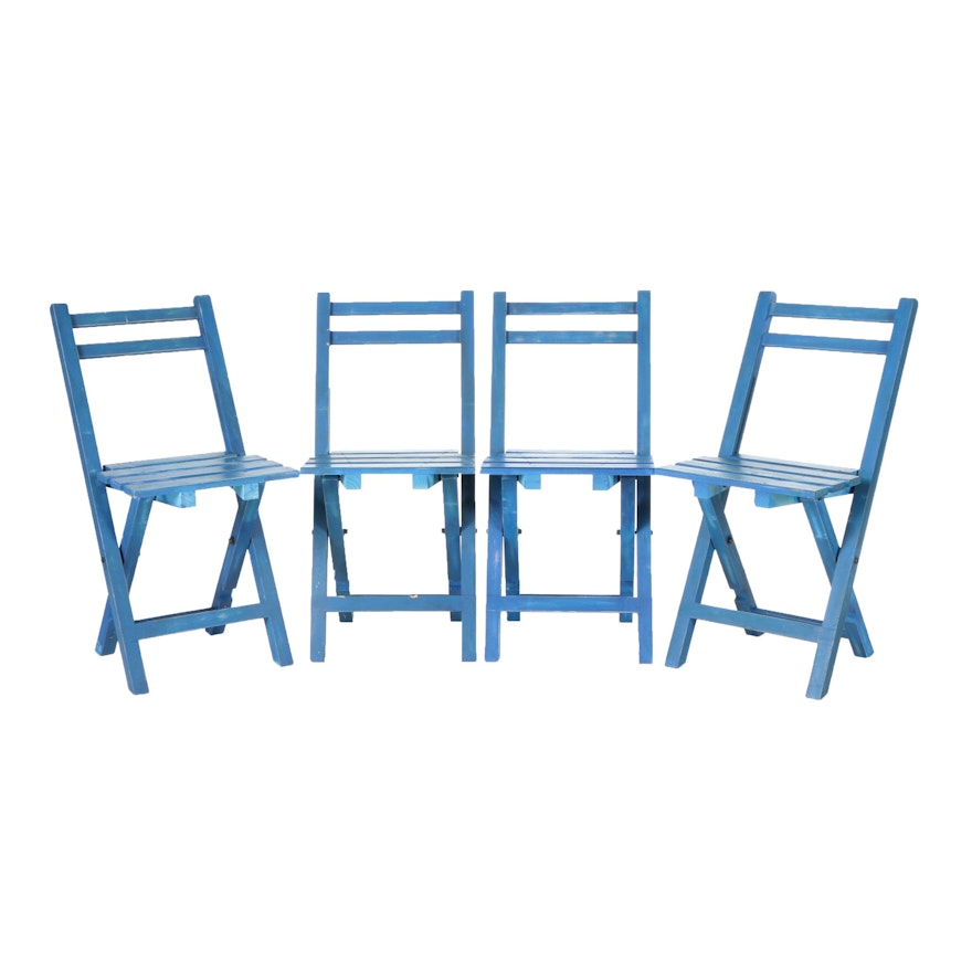 Painted Folding Chairs