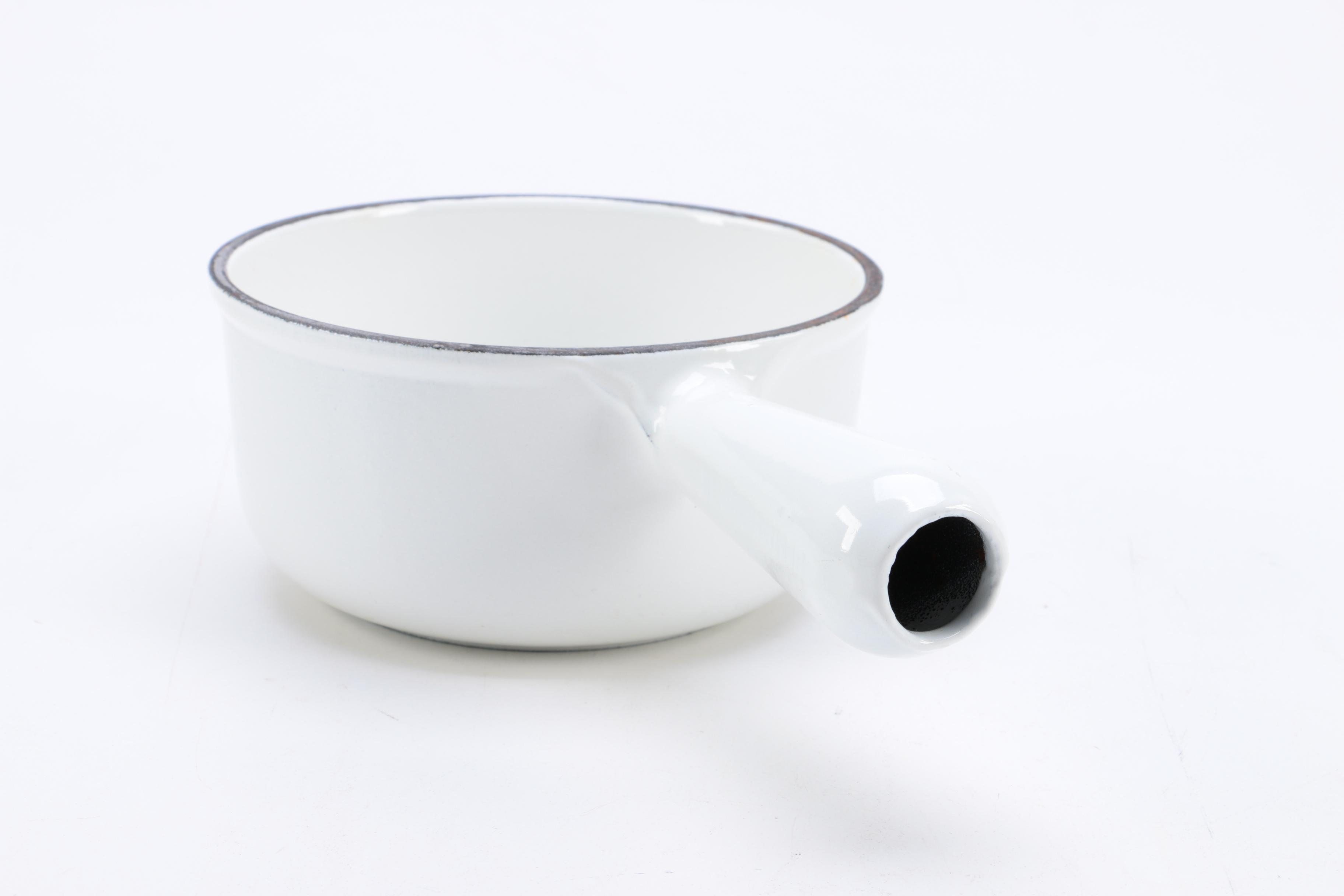 Vintage French Cousances Enameled Cast Iron Pots