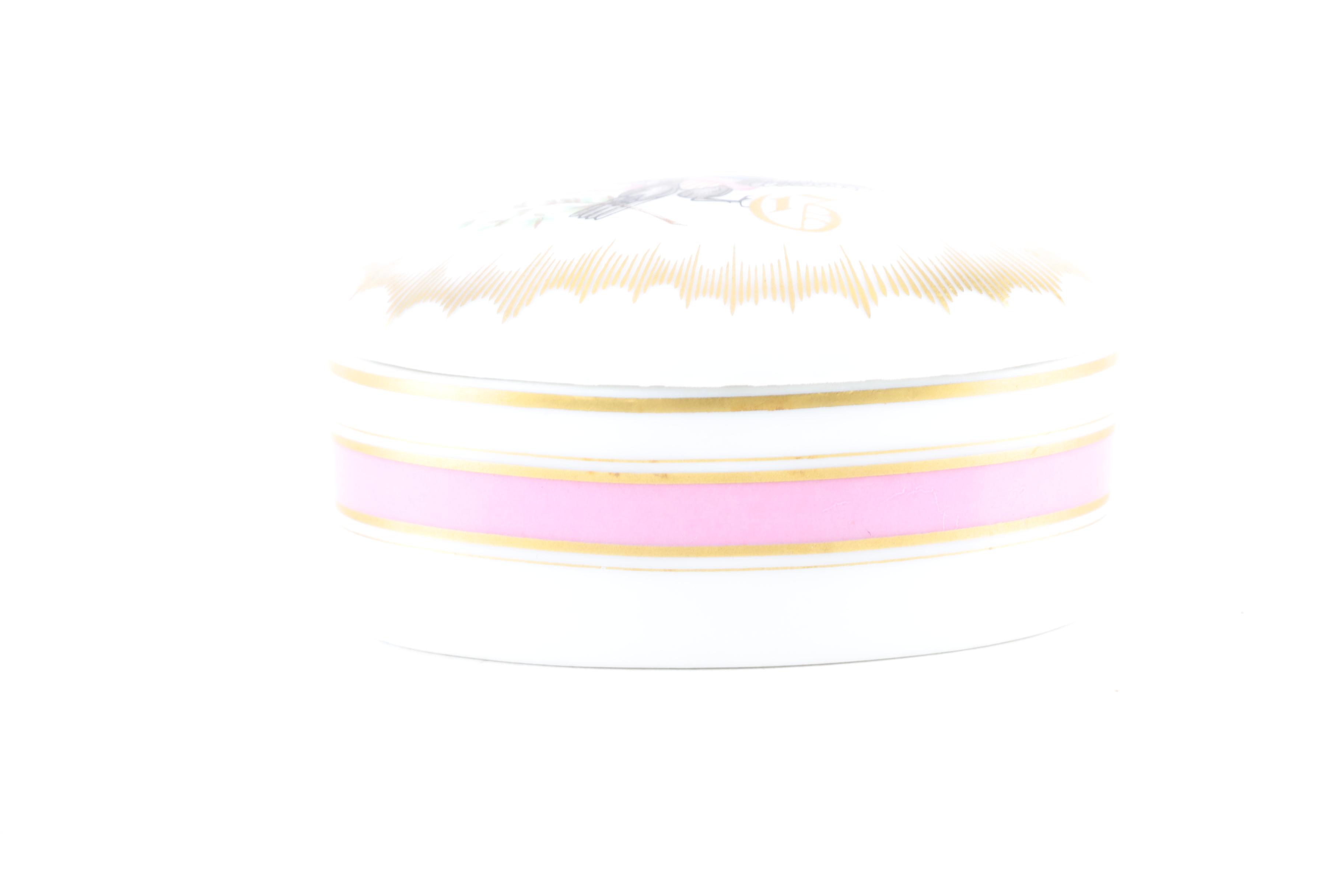 Three Porcelain Trinket Boxes Including Wedgwood