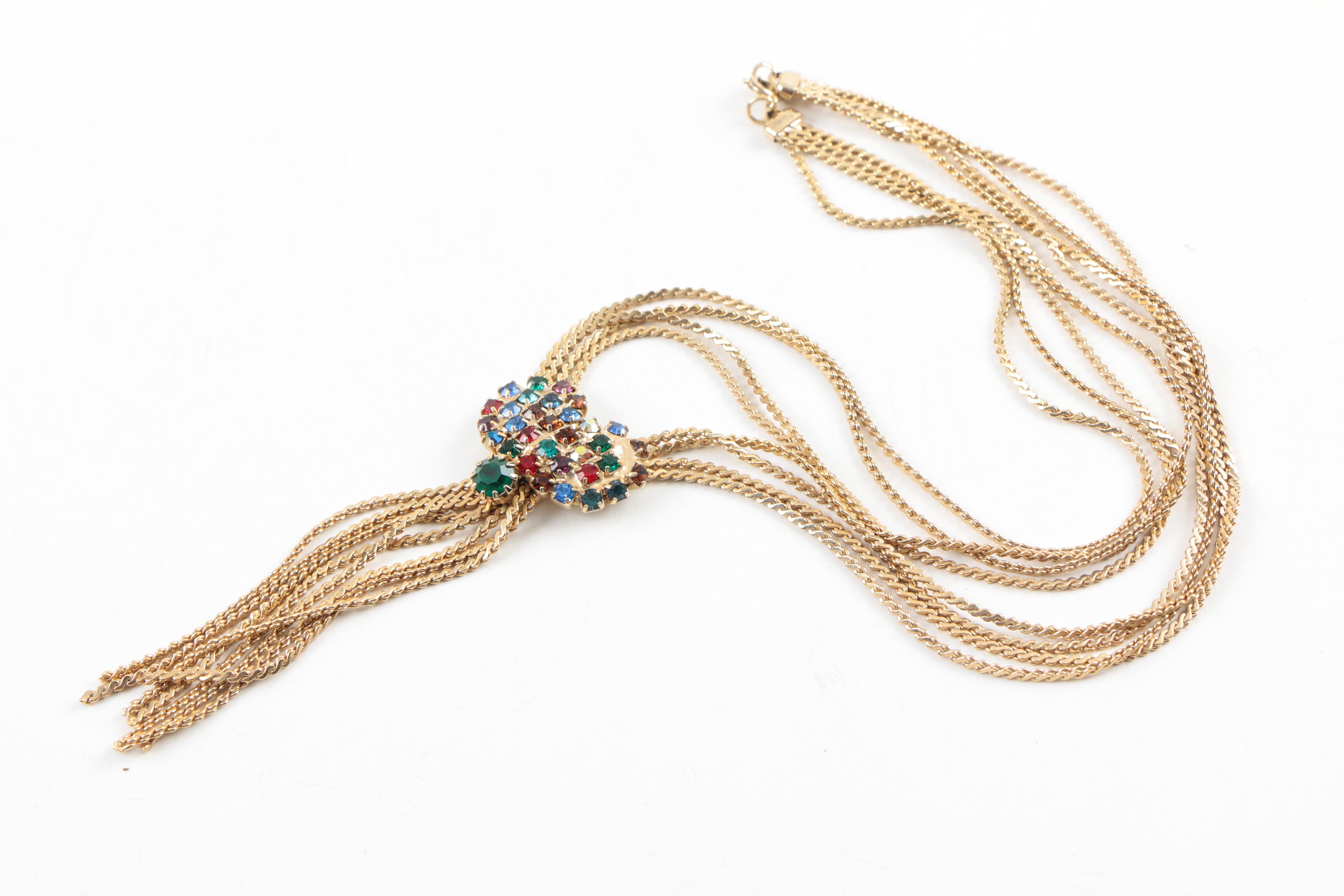 Assorted Gold Tone Jewelry Including Linda Levinson