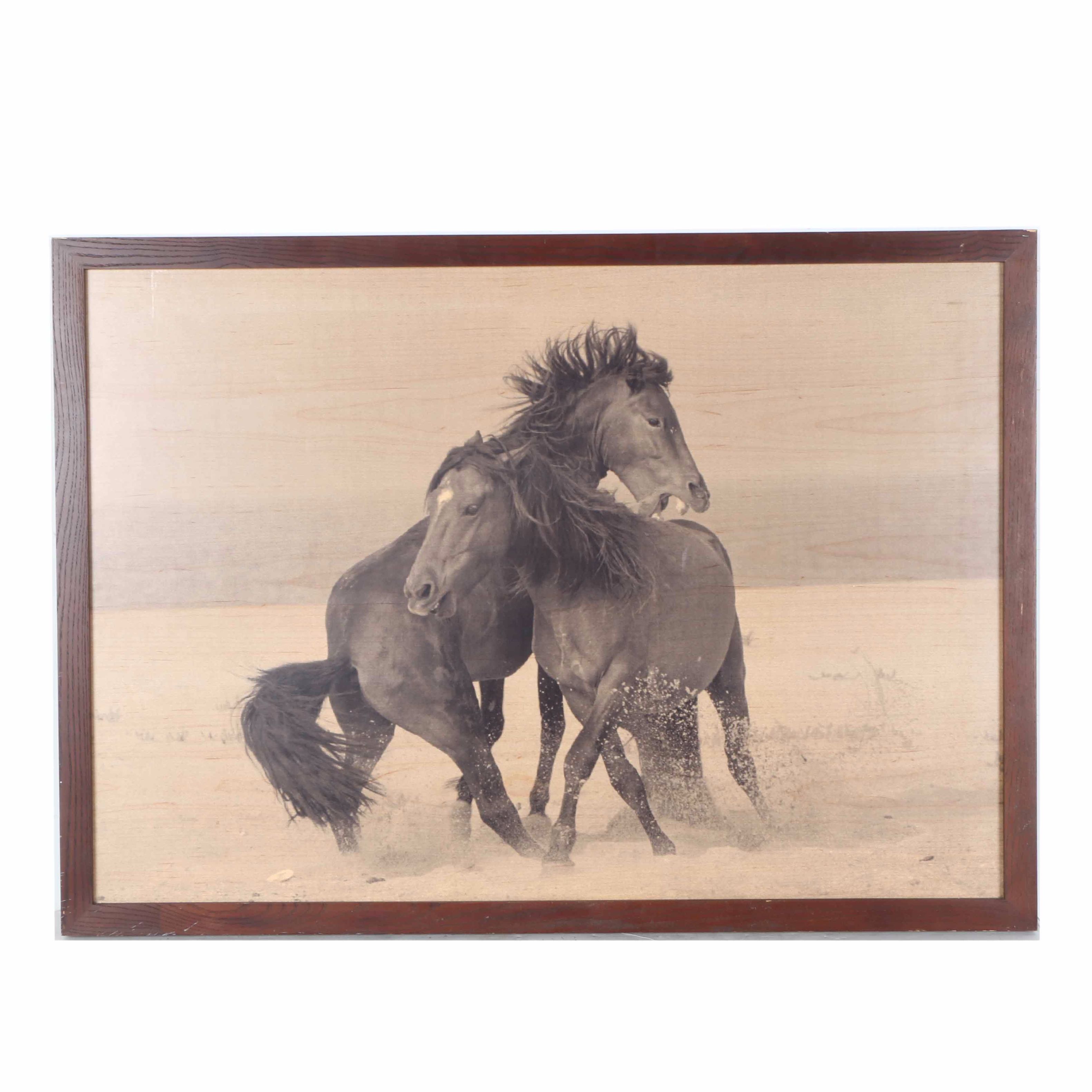 Roberto Dutesco "Sable Island" Lithograph