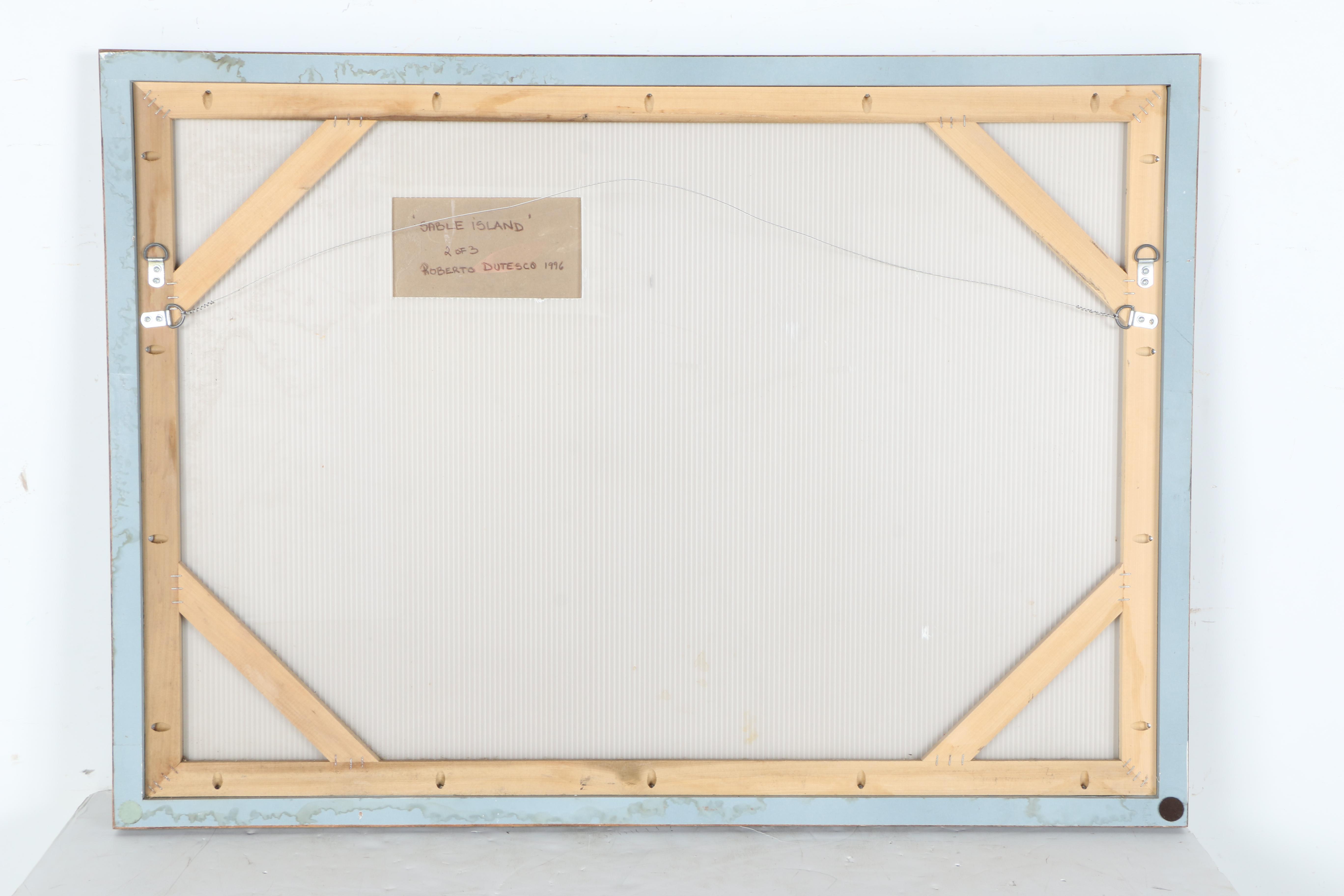 Roberto Dutesco "Sable Island" Lithograph