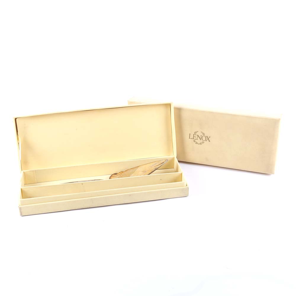 Lenox Plated Silver "Wedding Promises" Two-Piece Dessert Sets