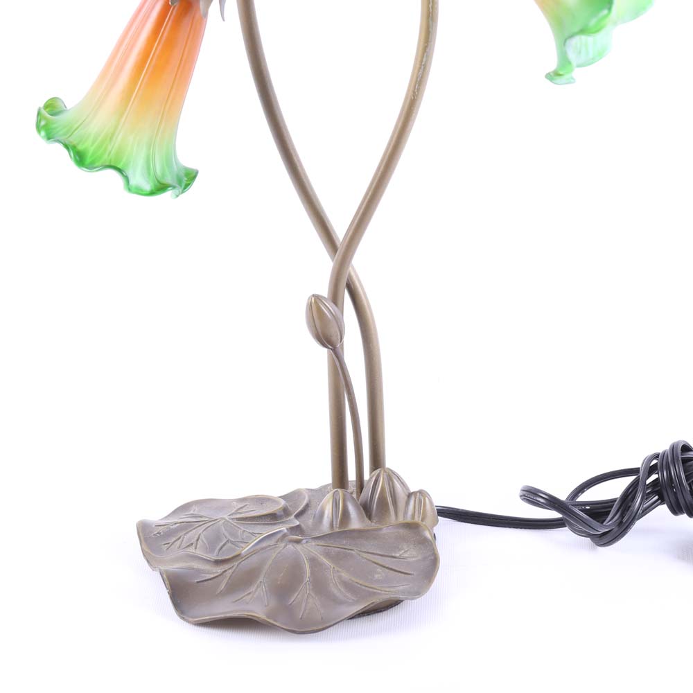 Tiffany Style Lily Accent Lamp