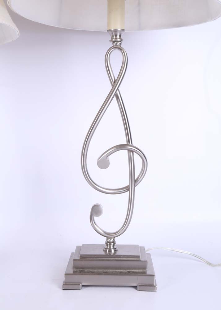 Contemporary Treble Clef Table Lamps