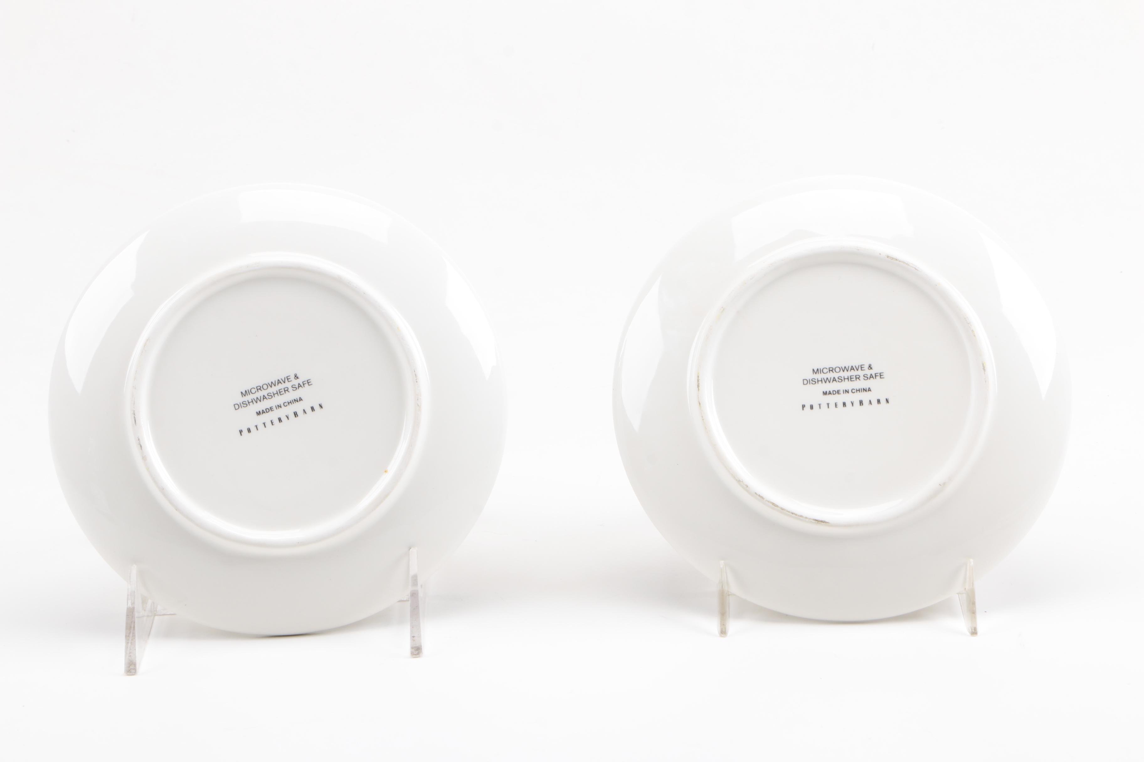 Pottery Barn Horse Theme Plates