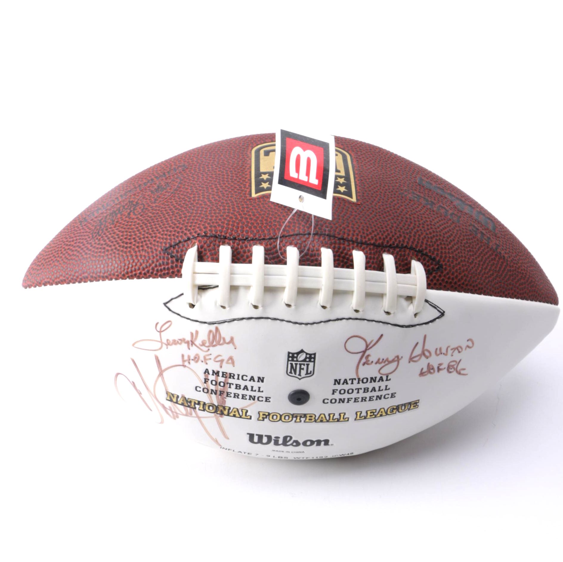 Autographed Hall of Fame Football