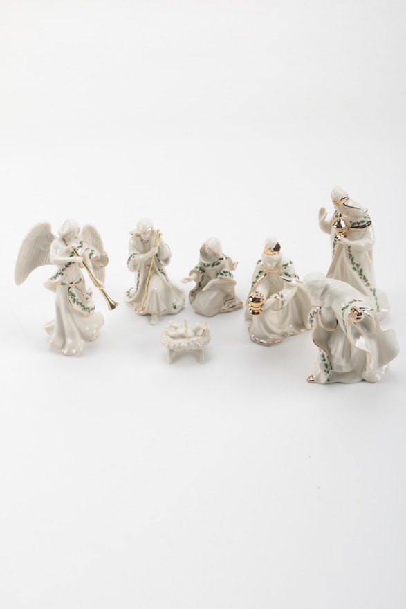 Hand-Painted Lenox Nativity