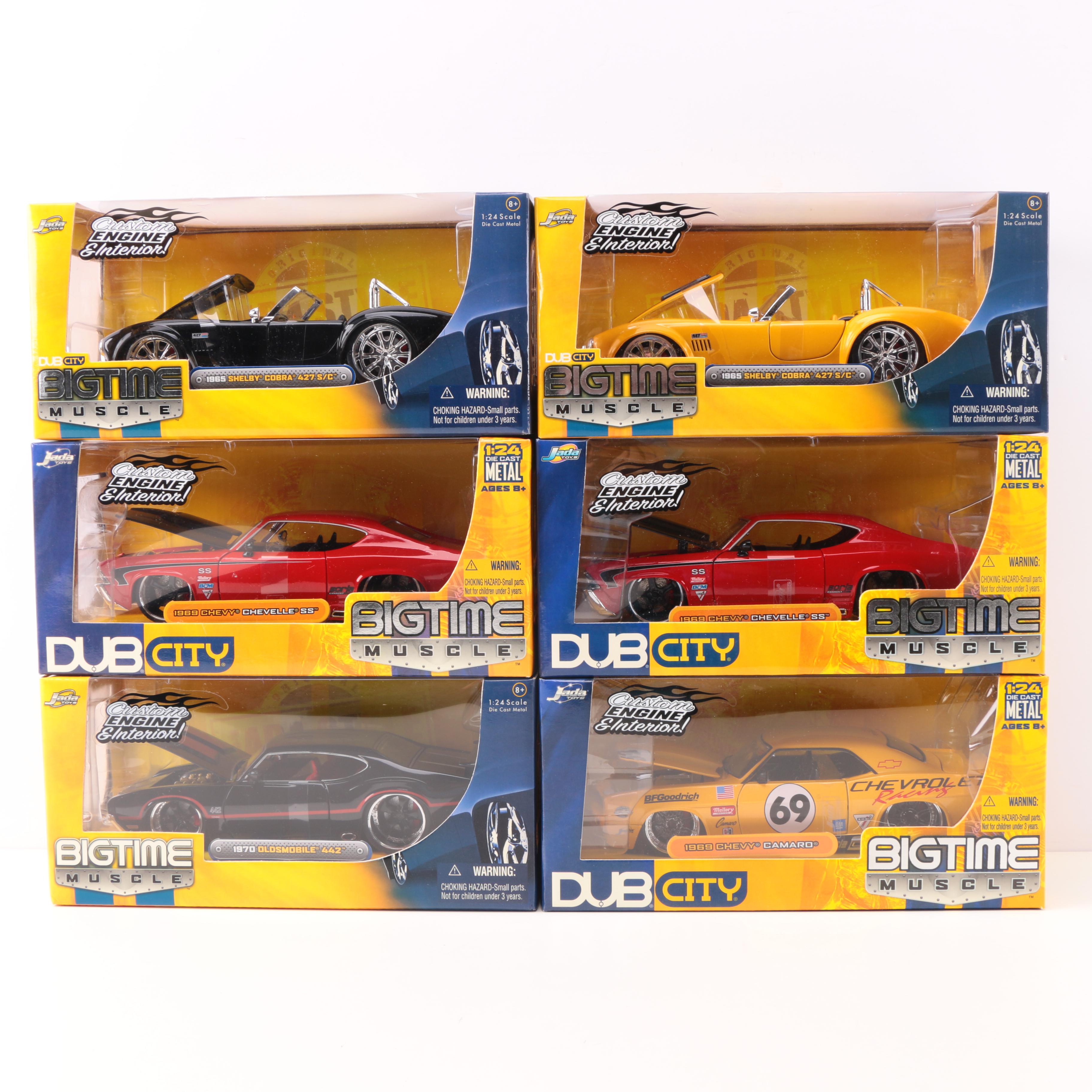 Dub City "Big Time Muscle" Metal Die Cast Metal Cars