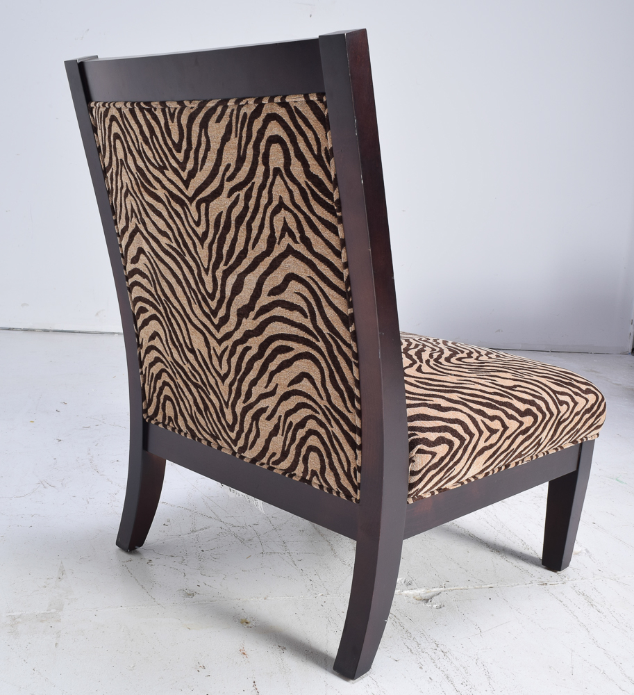 Zebra Print Accent Chair
