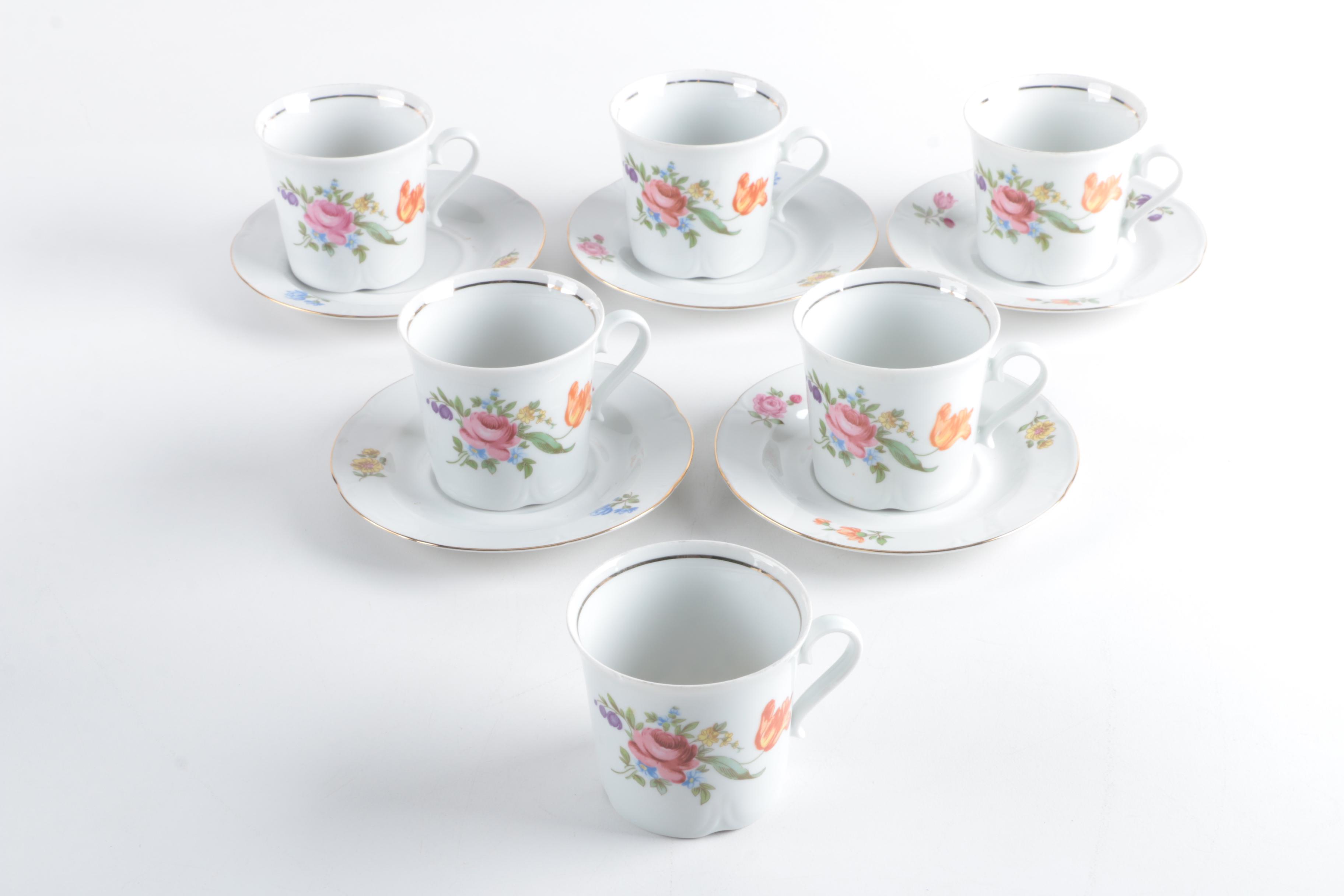 Vintage Graf Von Henneberg Porcelain Coffee Service