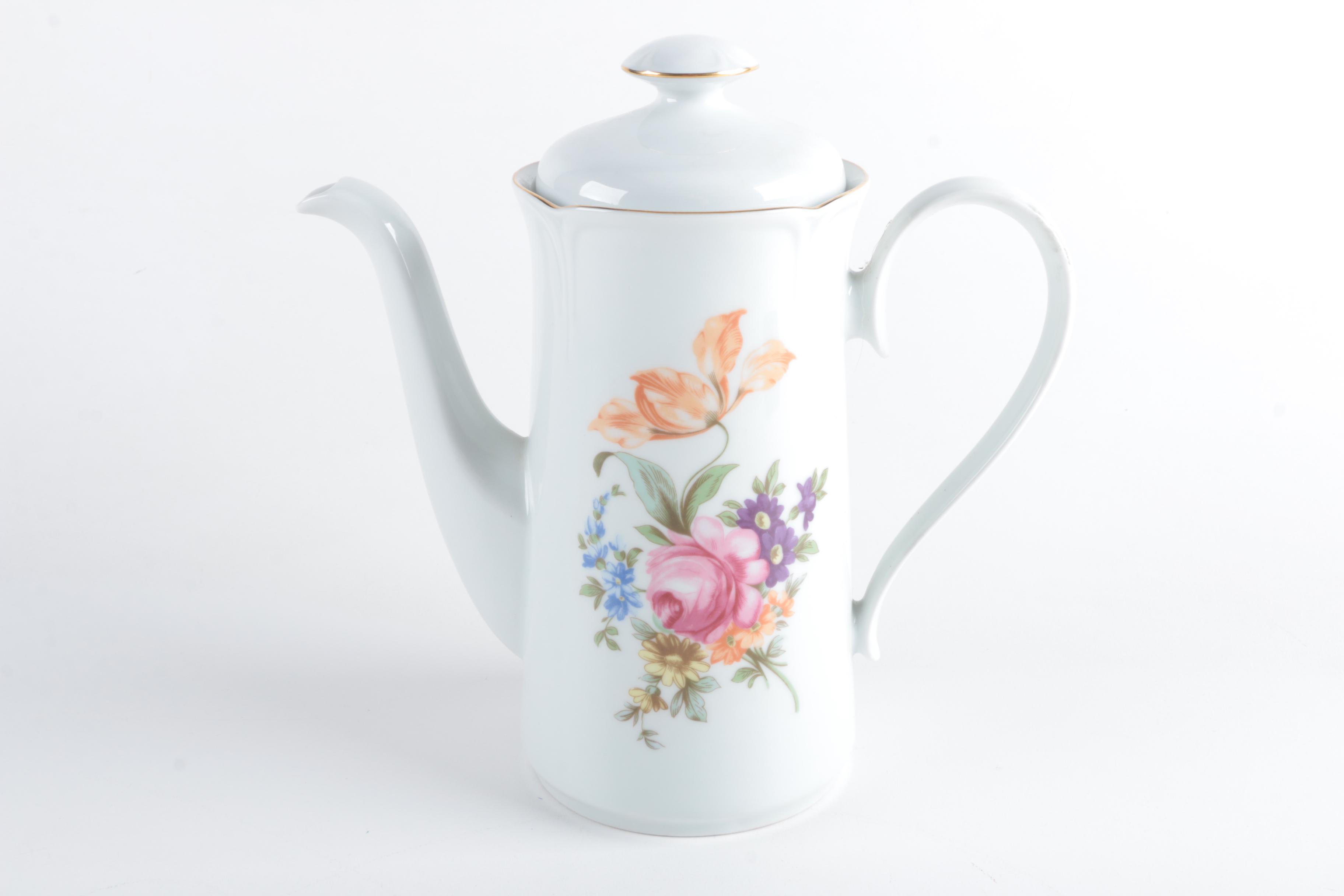 Vintage Graf Von Henneberg Porcelain Coffee Service