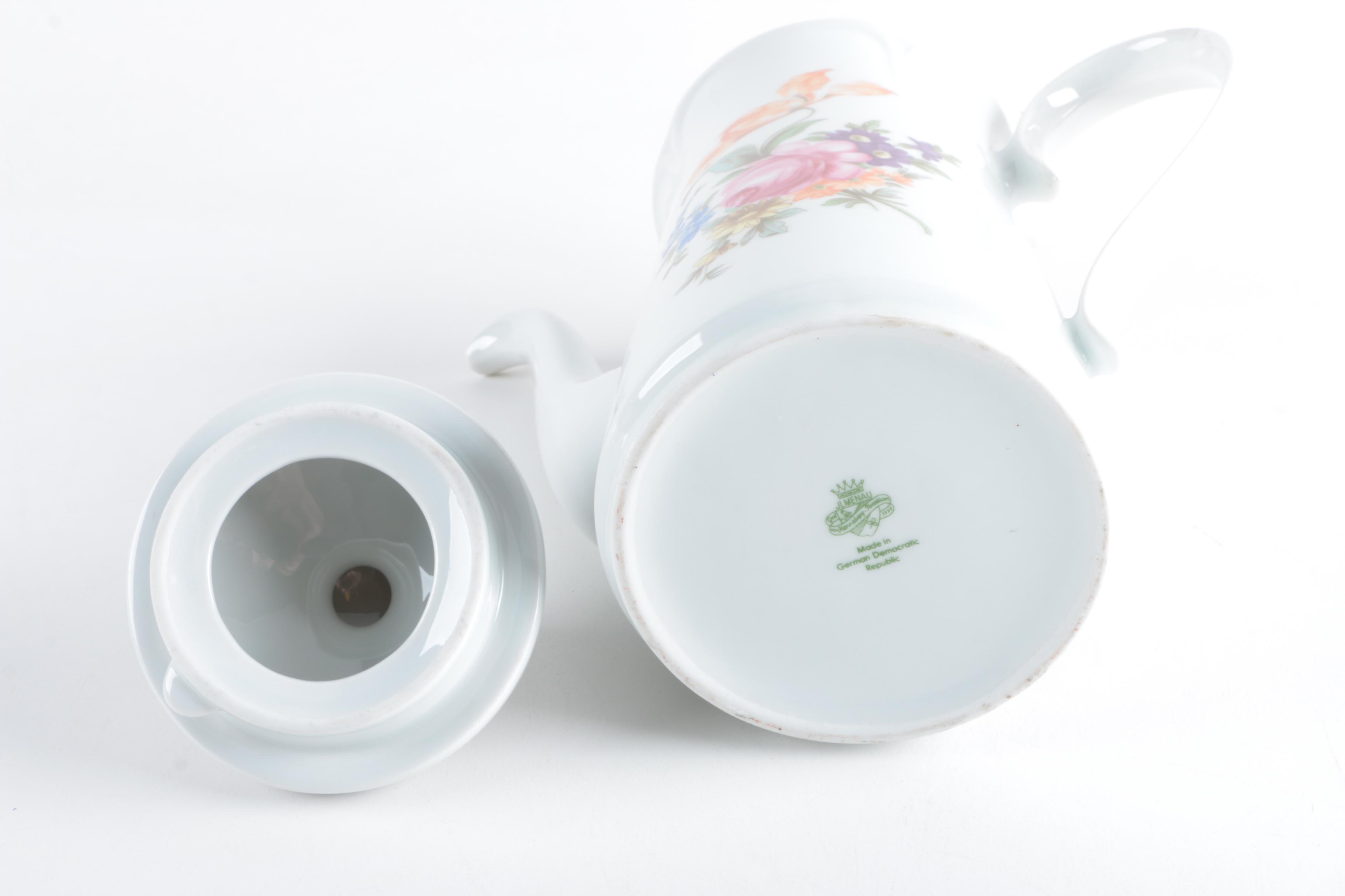 Vintage Graf Von Henneberg Porcelain Coffee Service