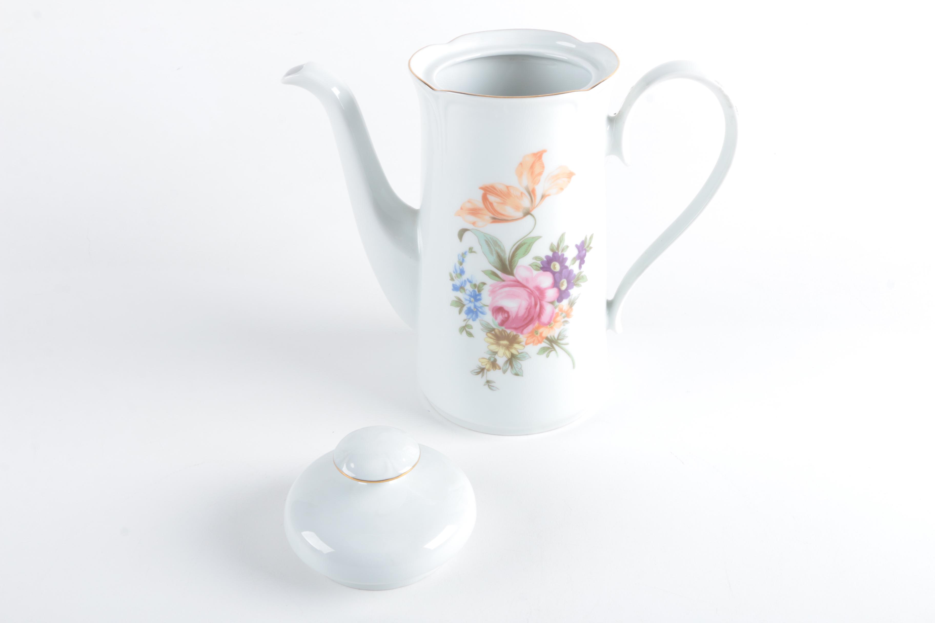 Vintage Graf Von Henneberg Porcelain Coffee Service