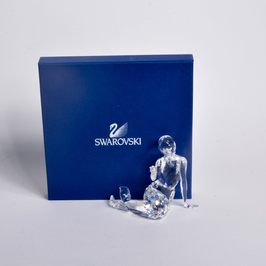 Swarovski Crystal Mermaid Figurine