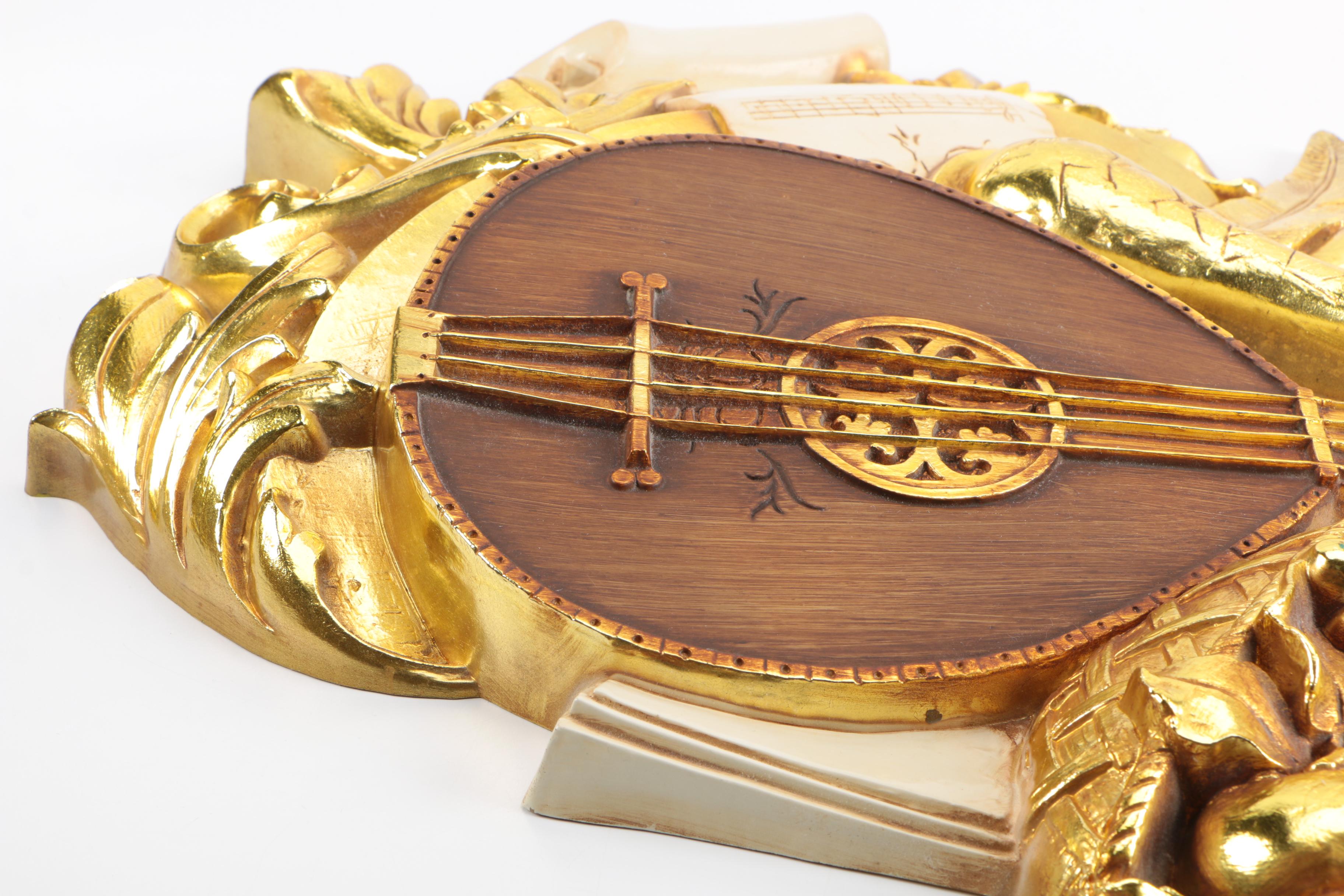 Vintage Plastic Molded Wall Hanging