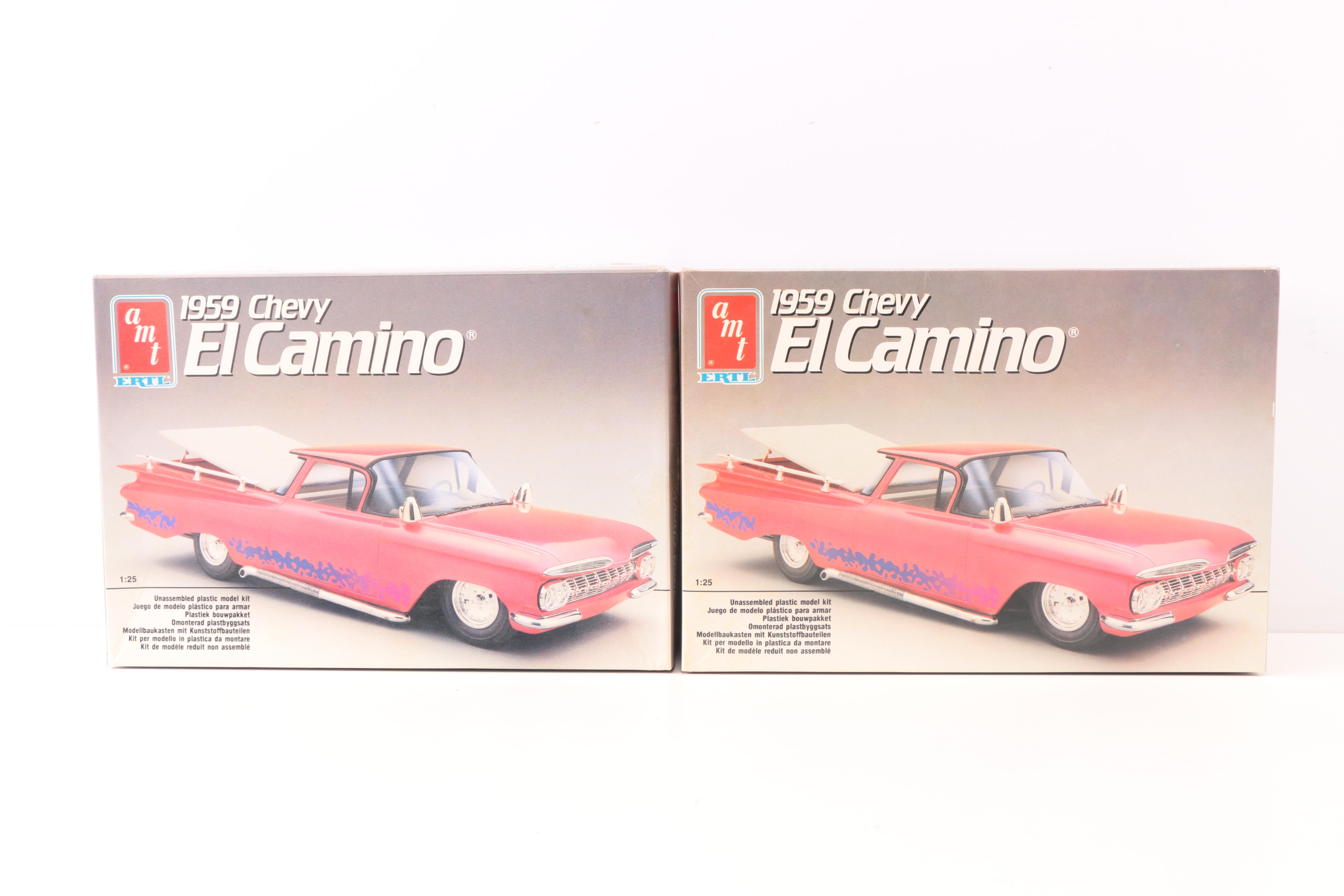 Chevrolet El Camino 1950s and 1960s Model Car Kits