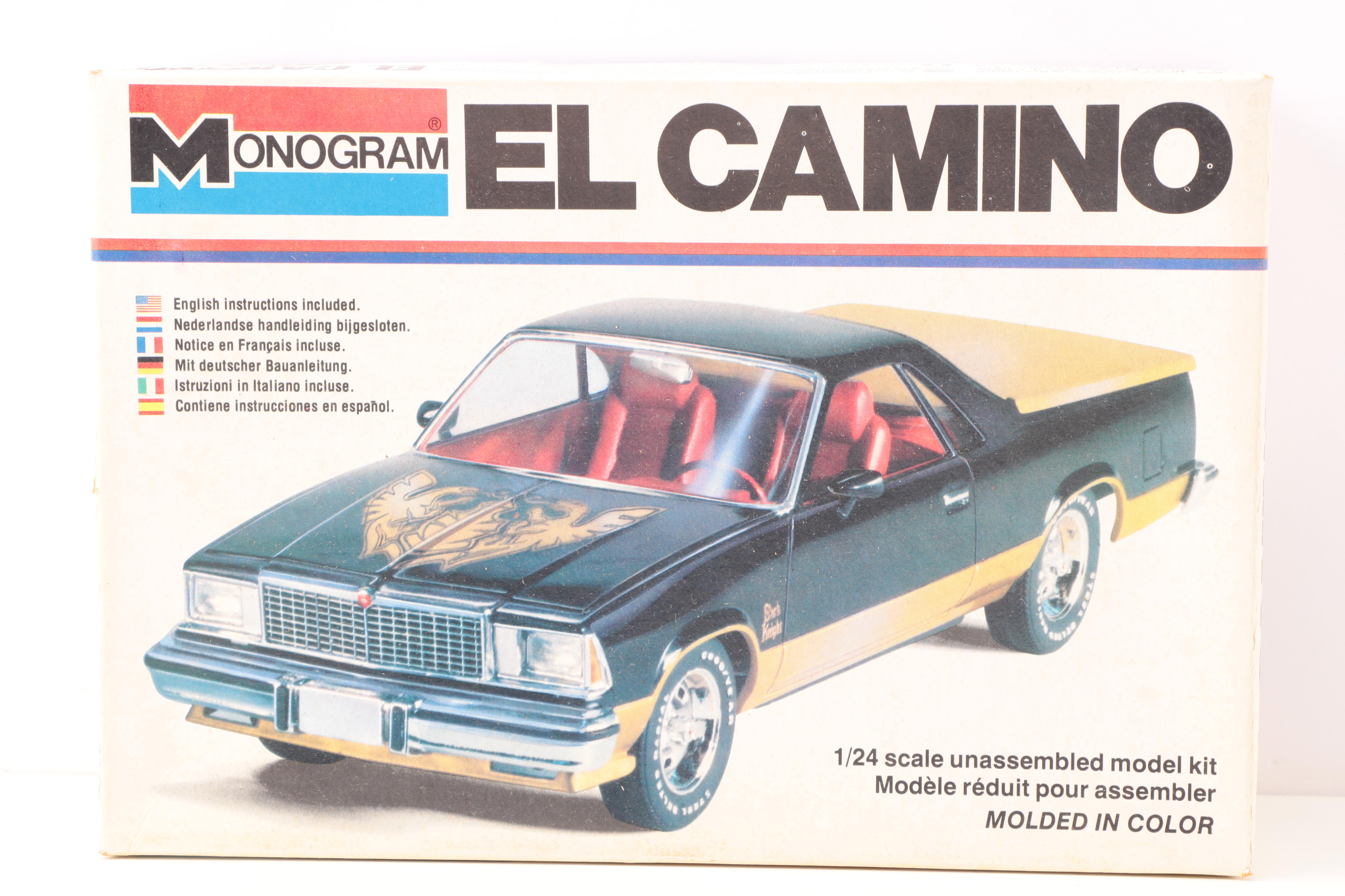 Chevrolet El Camino 1950s and 1960s Model Car Kits