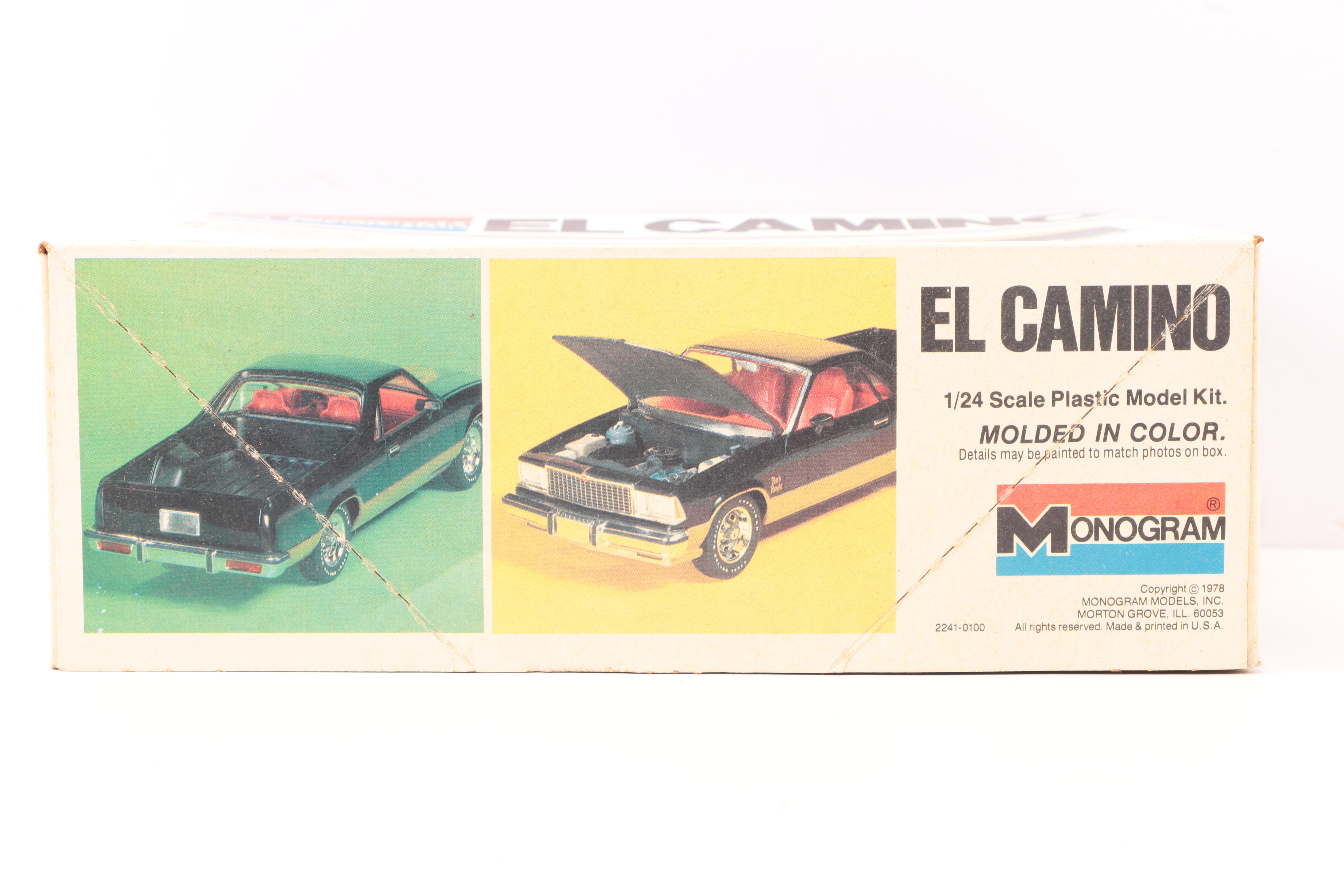 Chevrolet El Camino 1950s and 1960s Model Car Kits