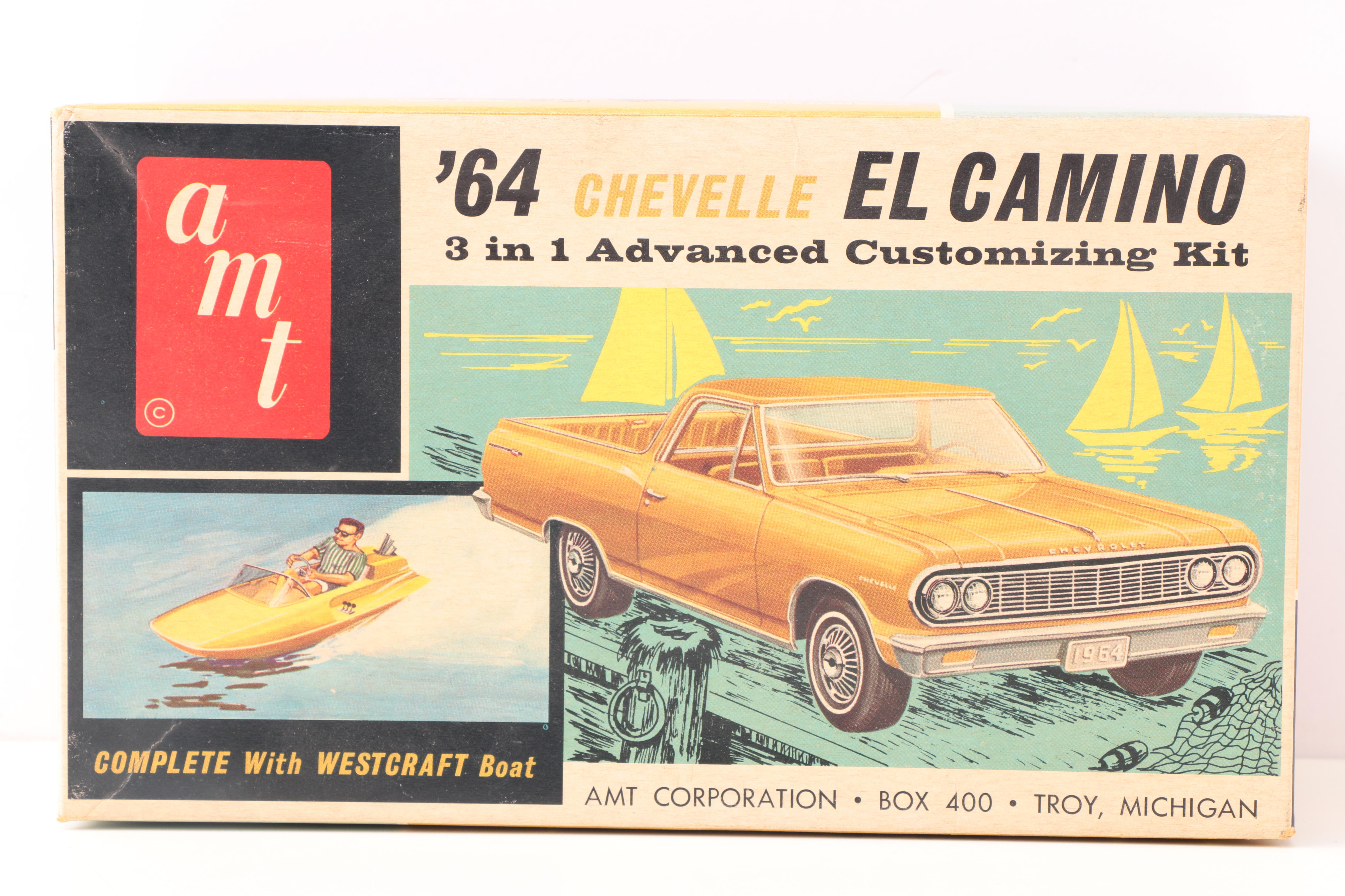 Chevrolet El Camino 1950s and 1960s Model Car Kits