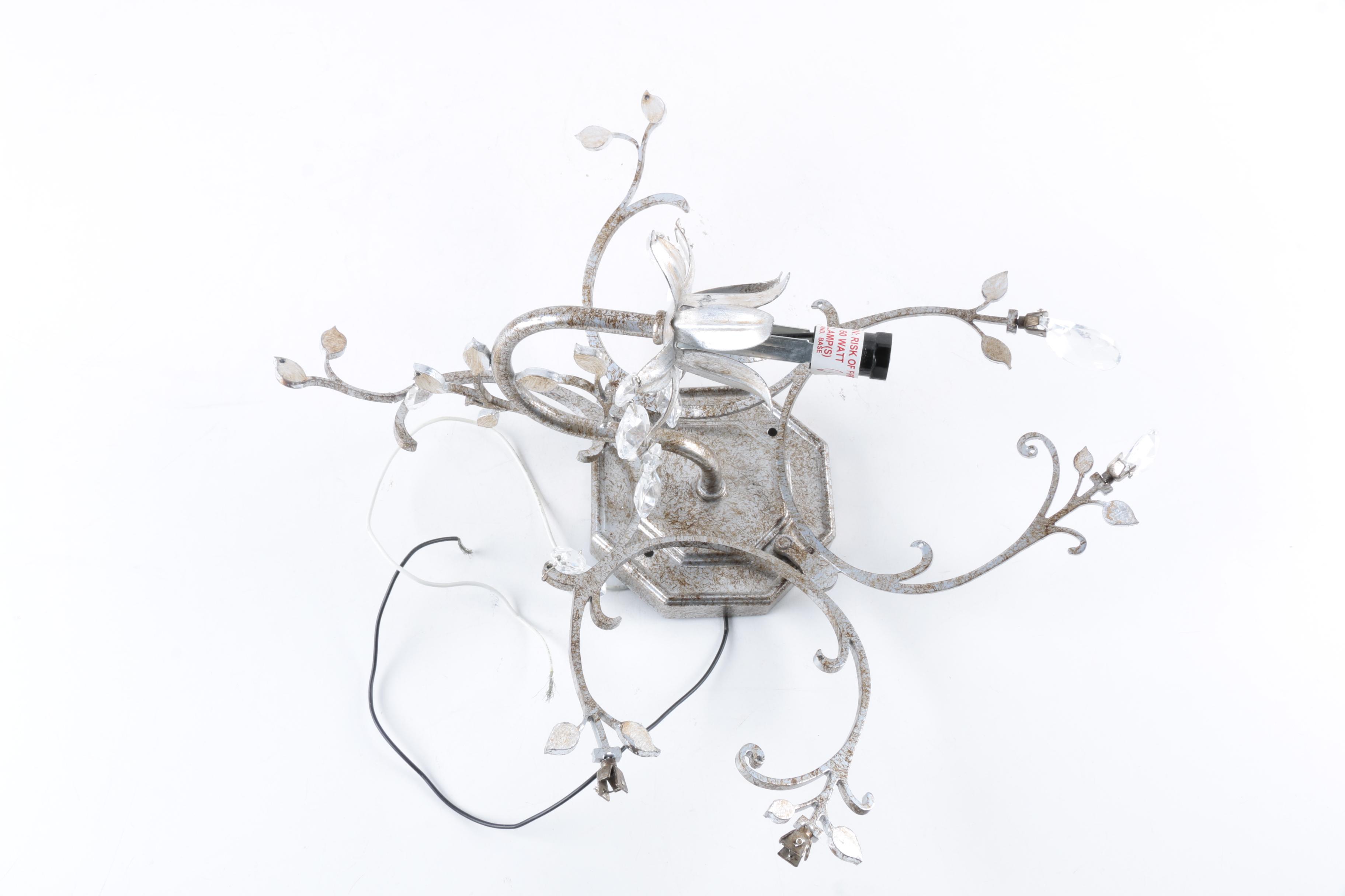 Pair of Metal Wall Sconces