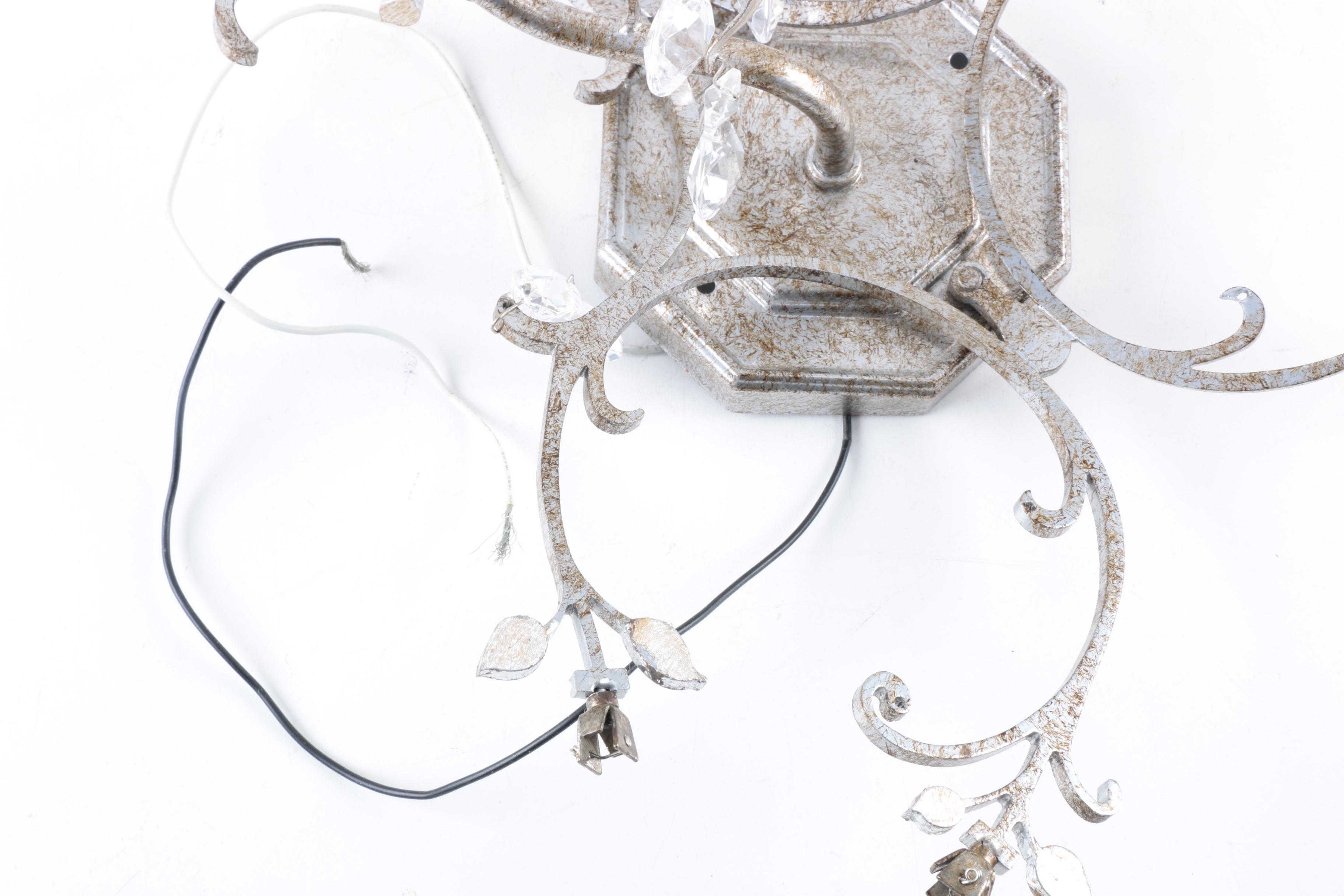 Pair of Metal Wall Sconces