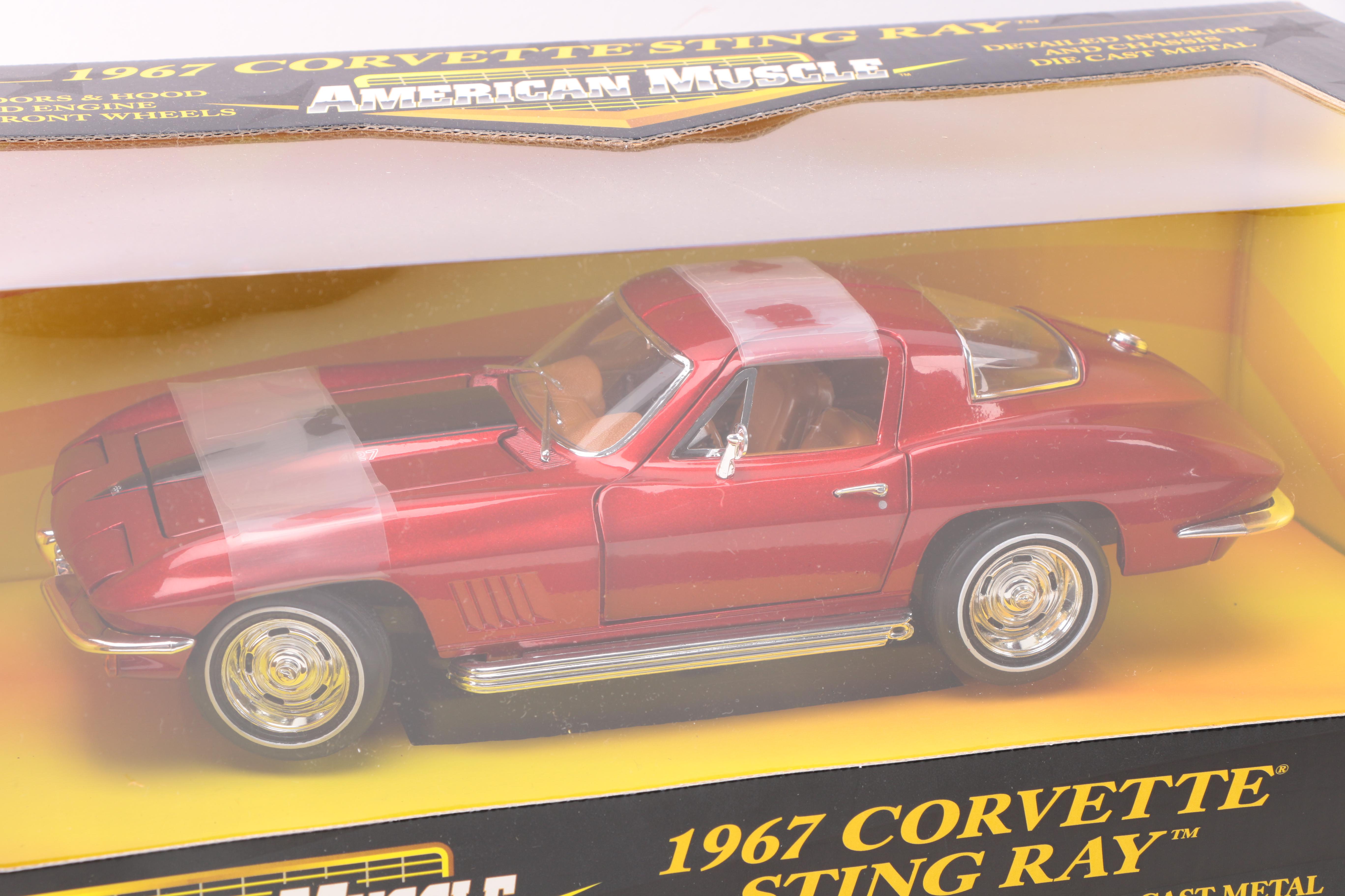 American Muscle by ERTL 1967 Corvette Sting Ray Die Cast Cars