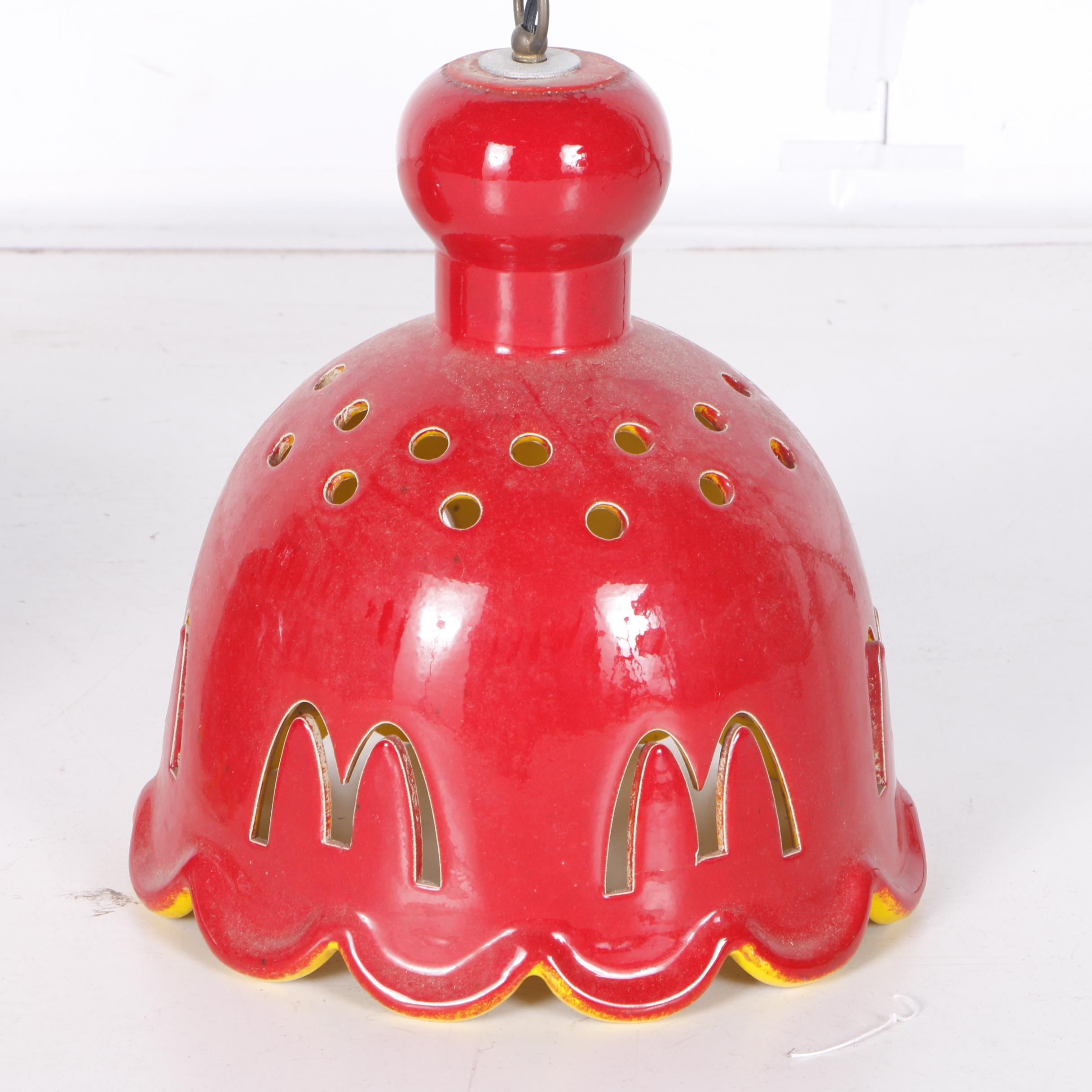 Vintage McDonalds Hanging Fixtures