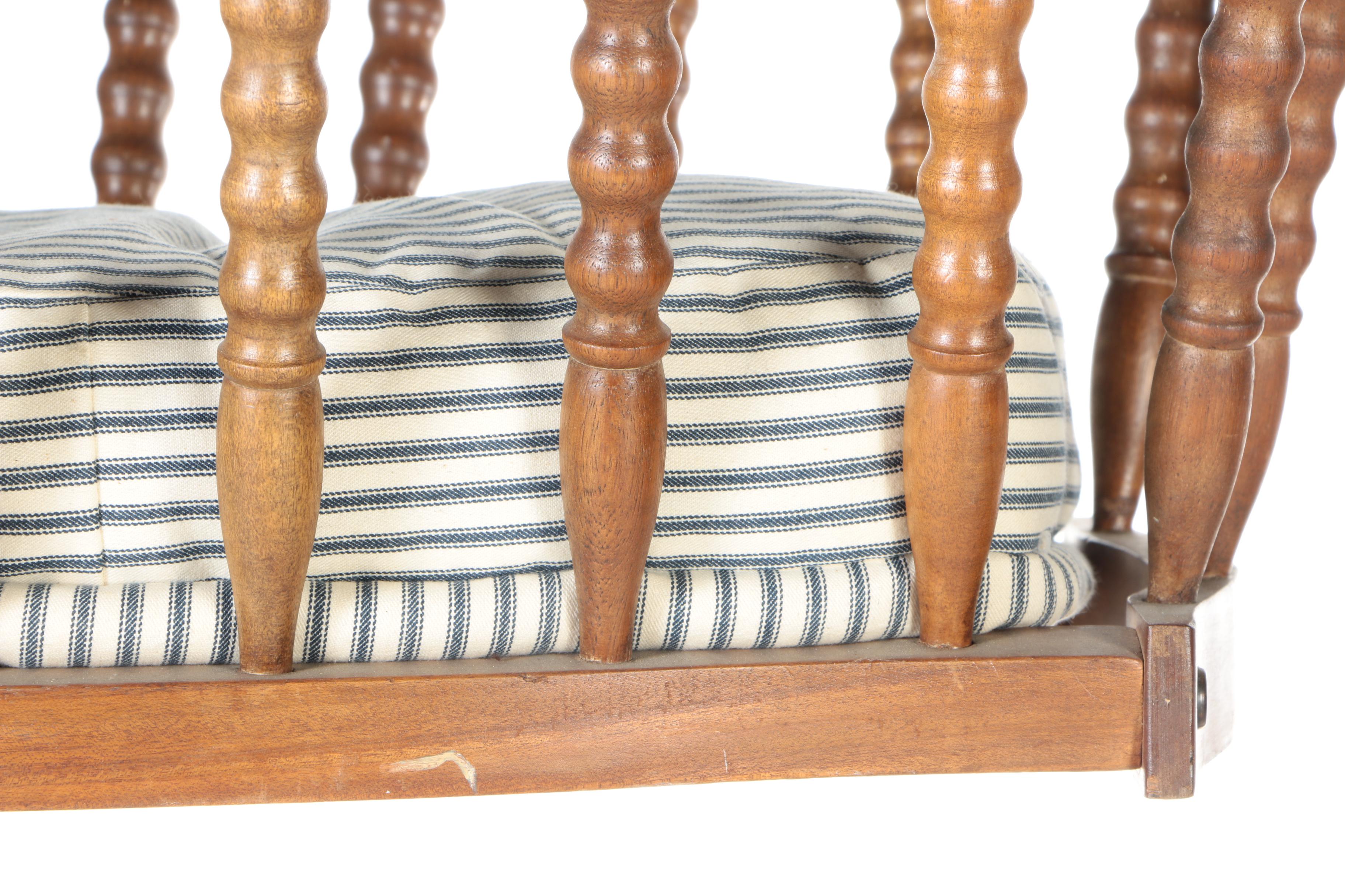 Decorative Wooden Rocking Bassinet