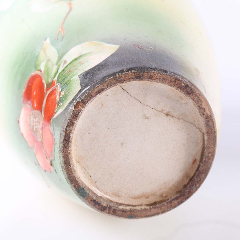 Vintage Art Nouveau Japonisme Vases