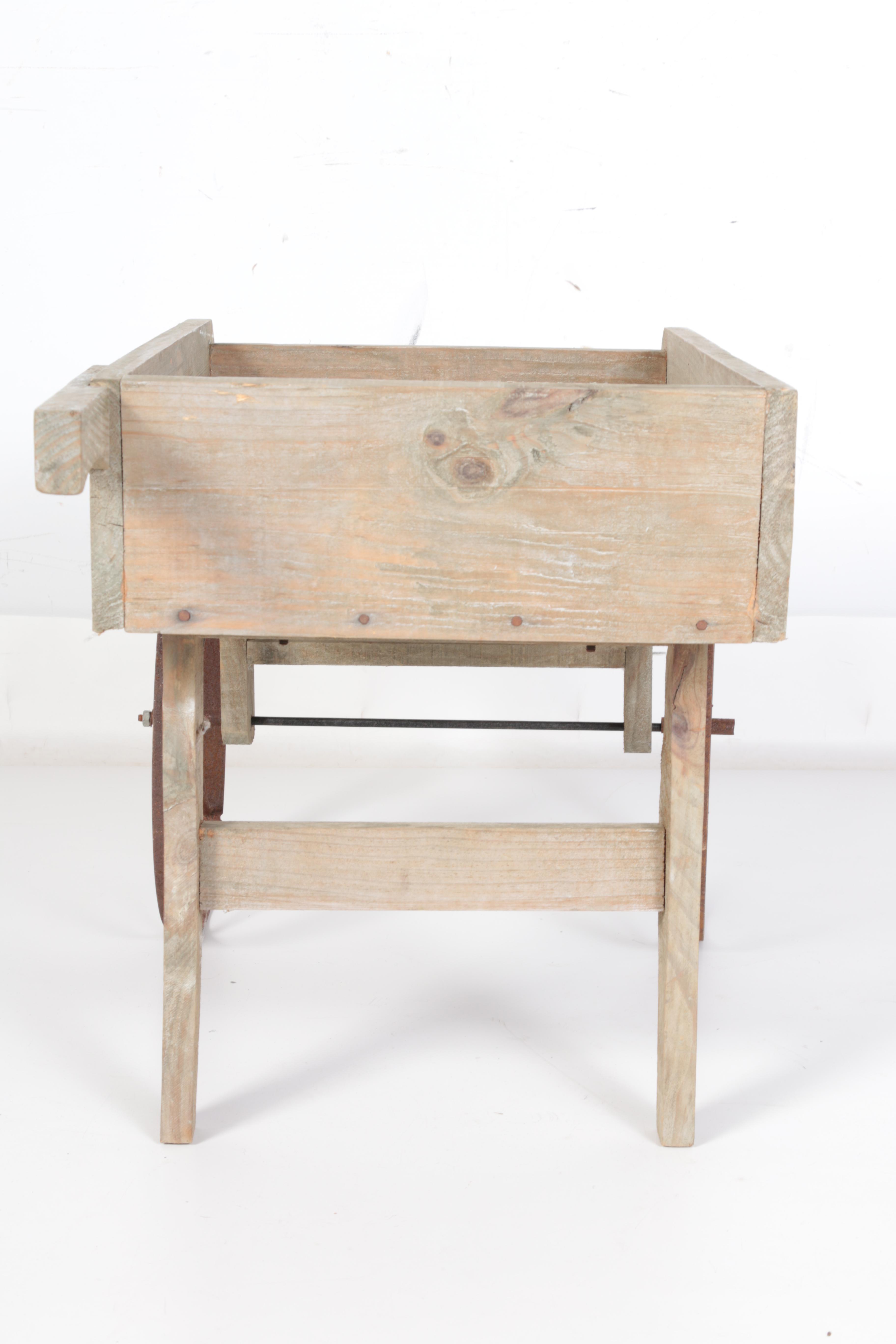 Small Wooden Wheelbarrow
