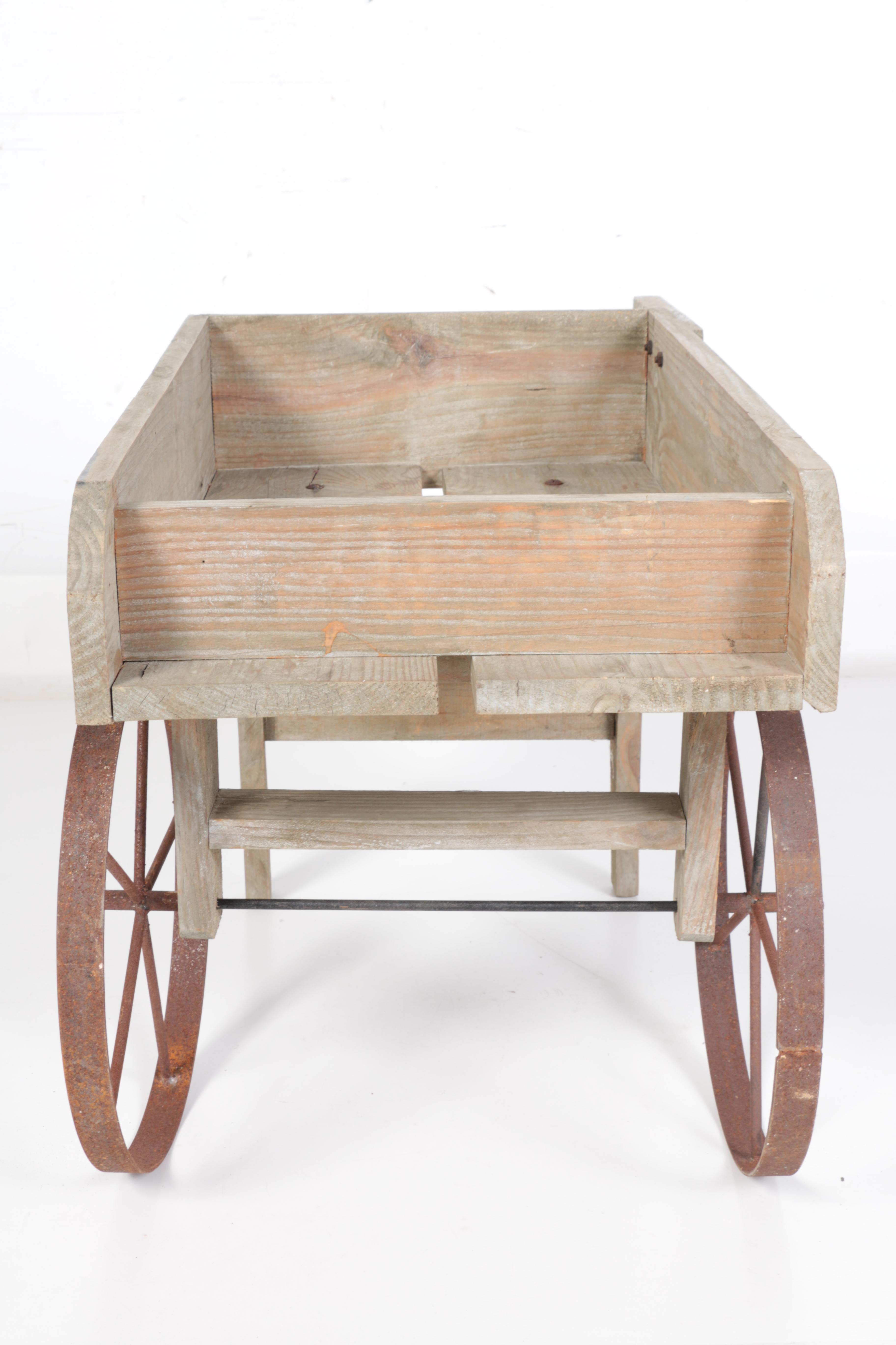 Small Wooden Wheelbarrow