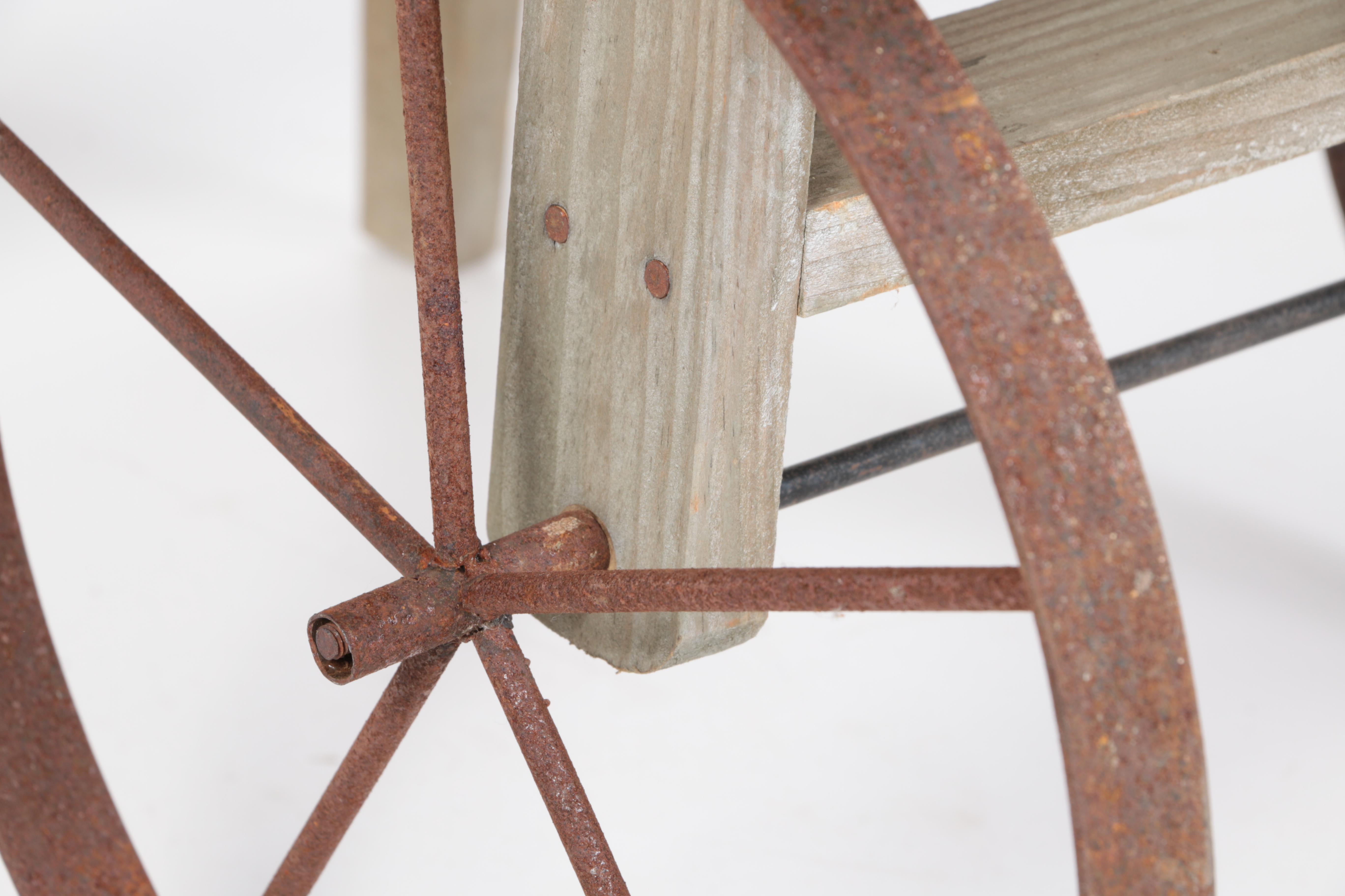 Small Wooden Wheelbarrow