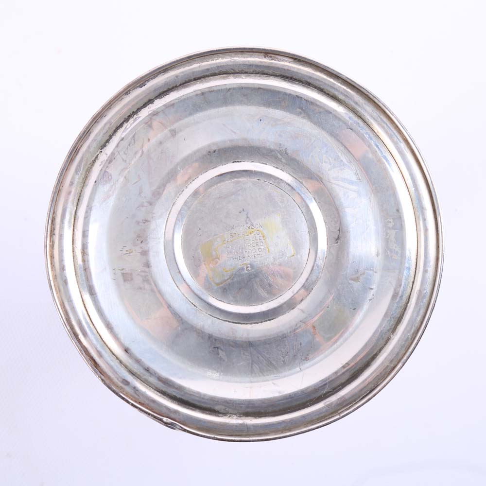 Vintage S Kirk & Son Weighted Sterling Silver Candleholders