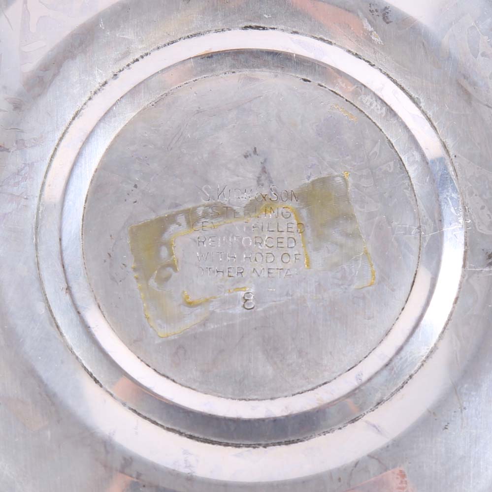 Vintage S Kirk & Son Weighted Sterling Silver Candleholders