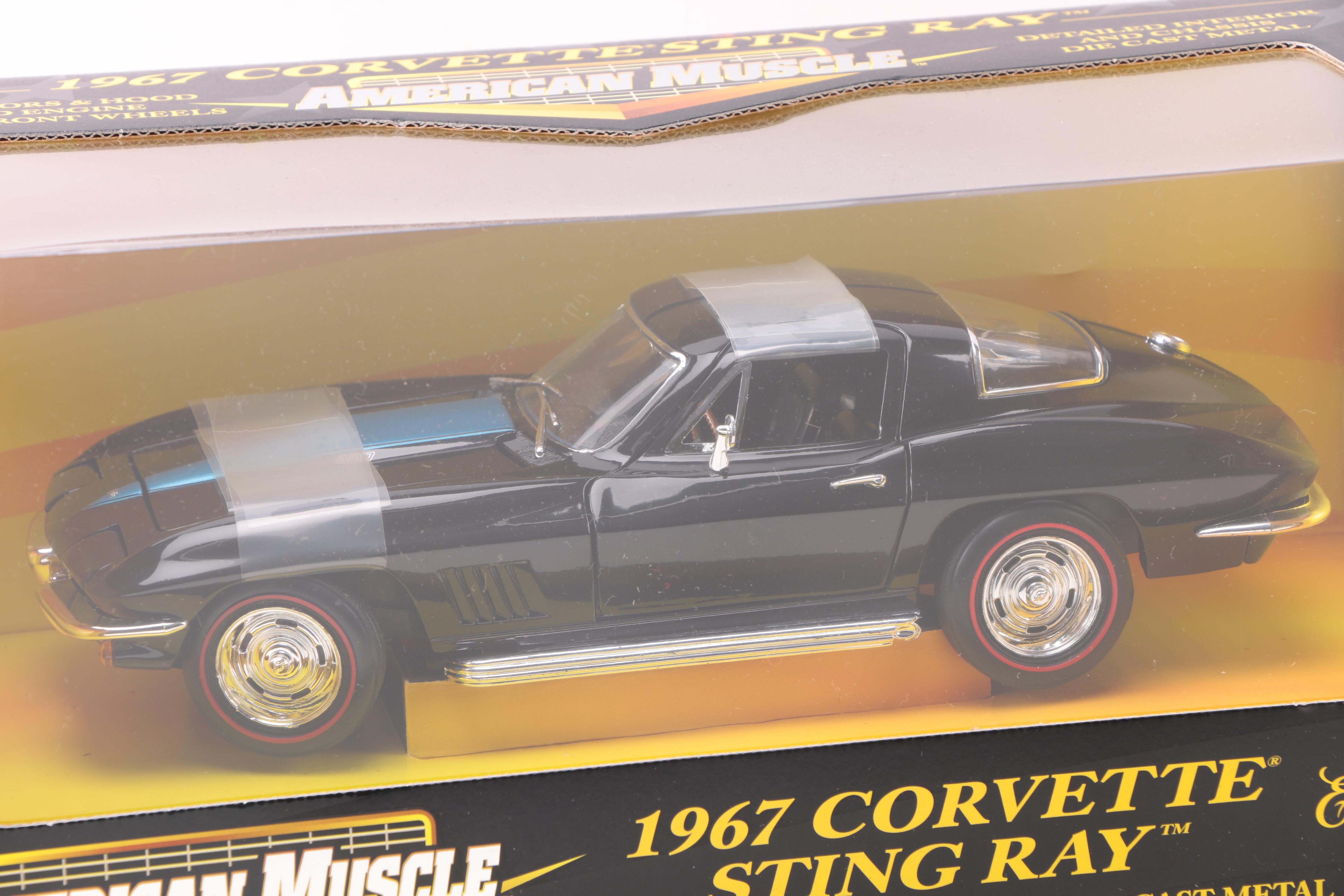 American Muscle ERTL 1967 Corvette Sting Ray Die Cast Cars