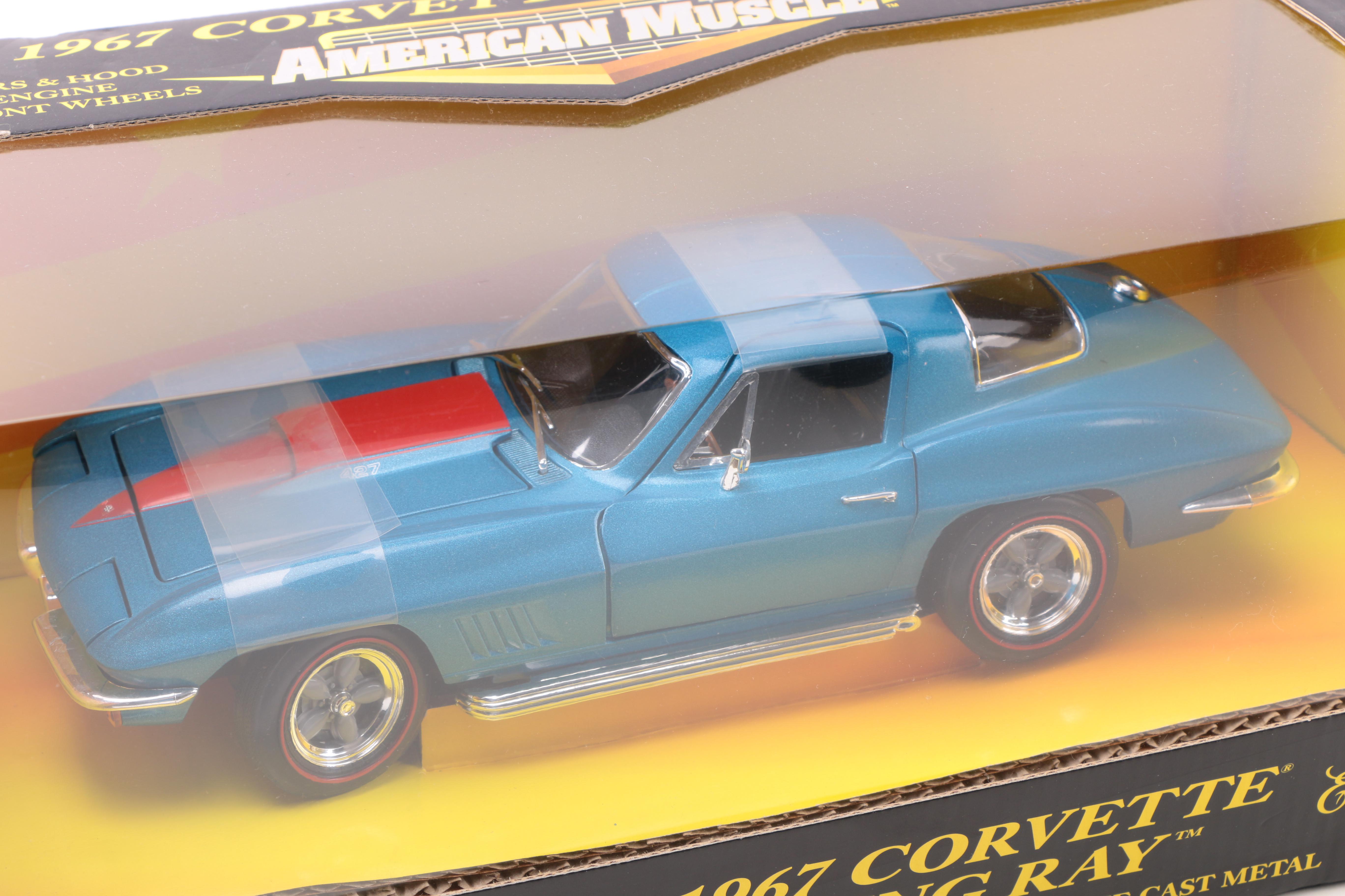 American Muscle ERTL 1967 Corvette Sting Ray Die Cast Cars