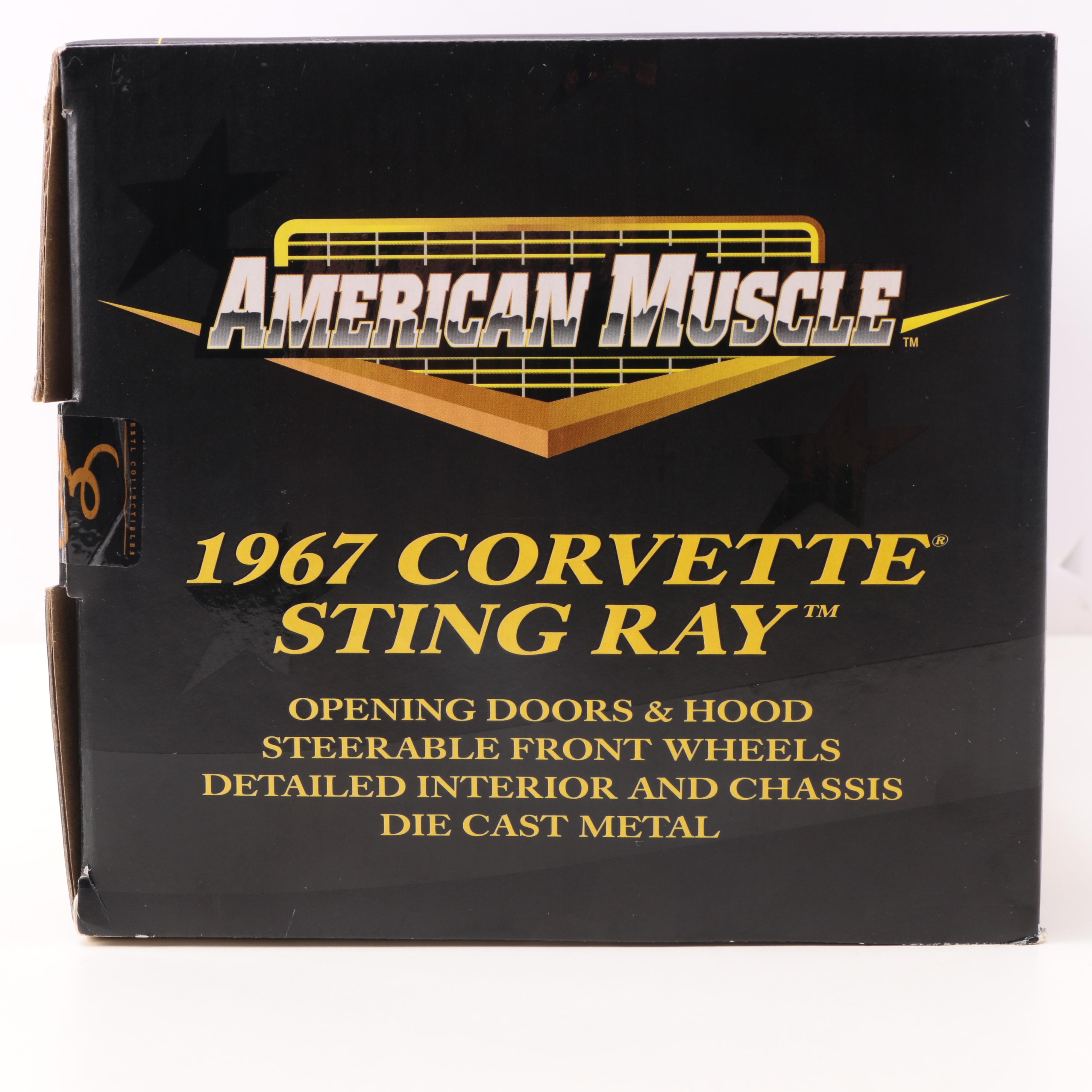 American Muscle ERTL 1967 Corvette Sting Ray Die Cast Cars