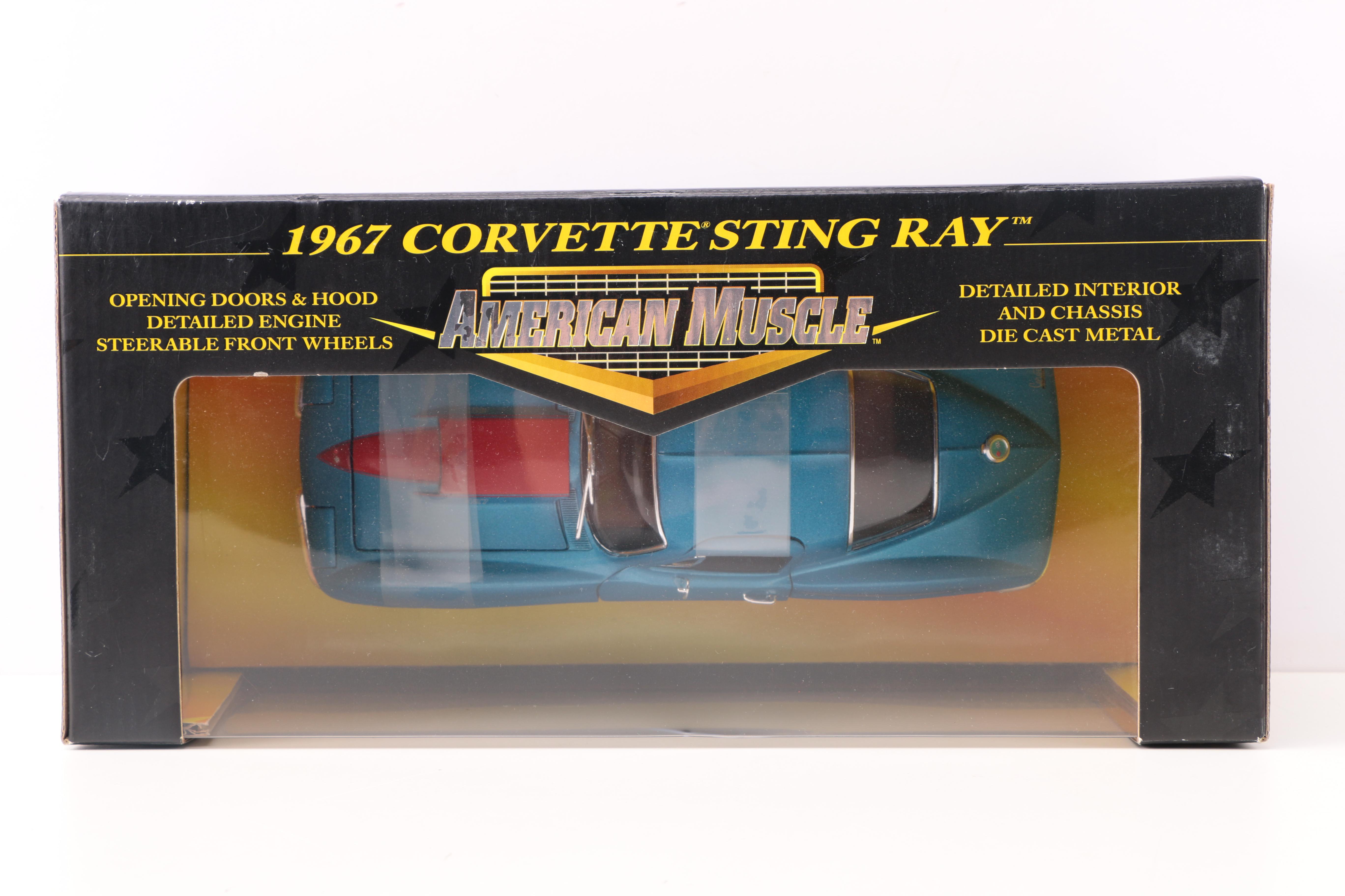 American Muscle ERTL 1967 Corvette Sting Ray Die Cast Cars