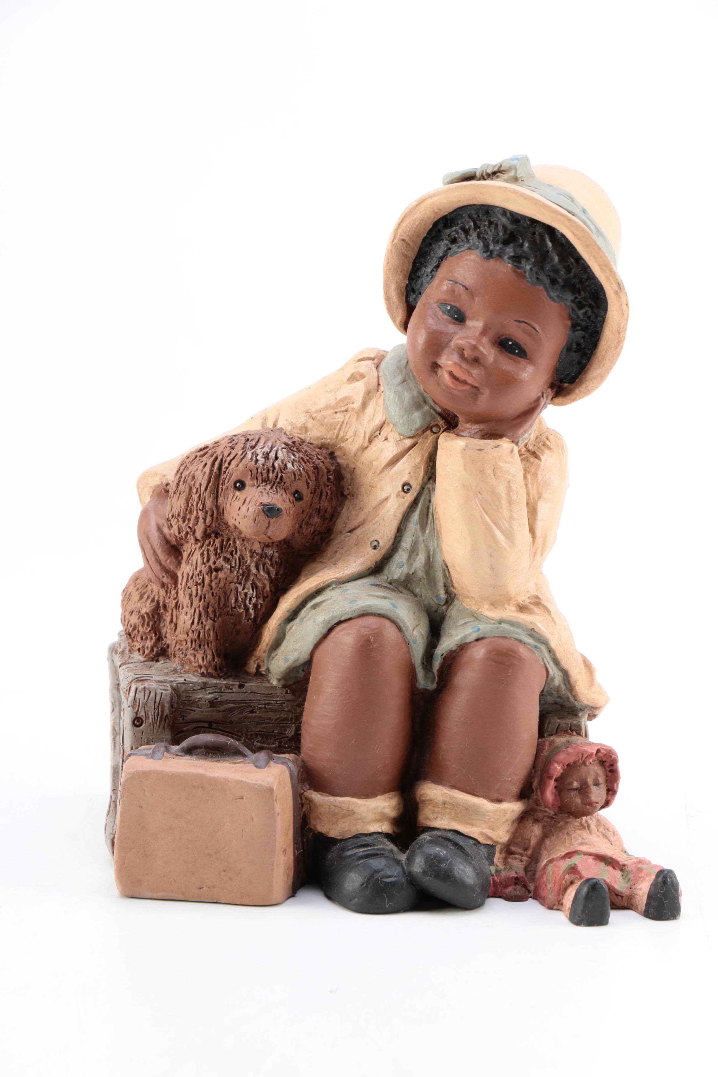 Martha Holcombe Set of Four "All God's Children" Figurines with Certificates