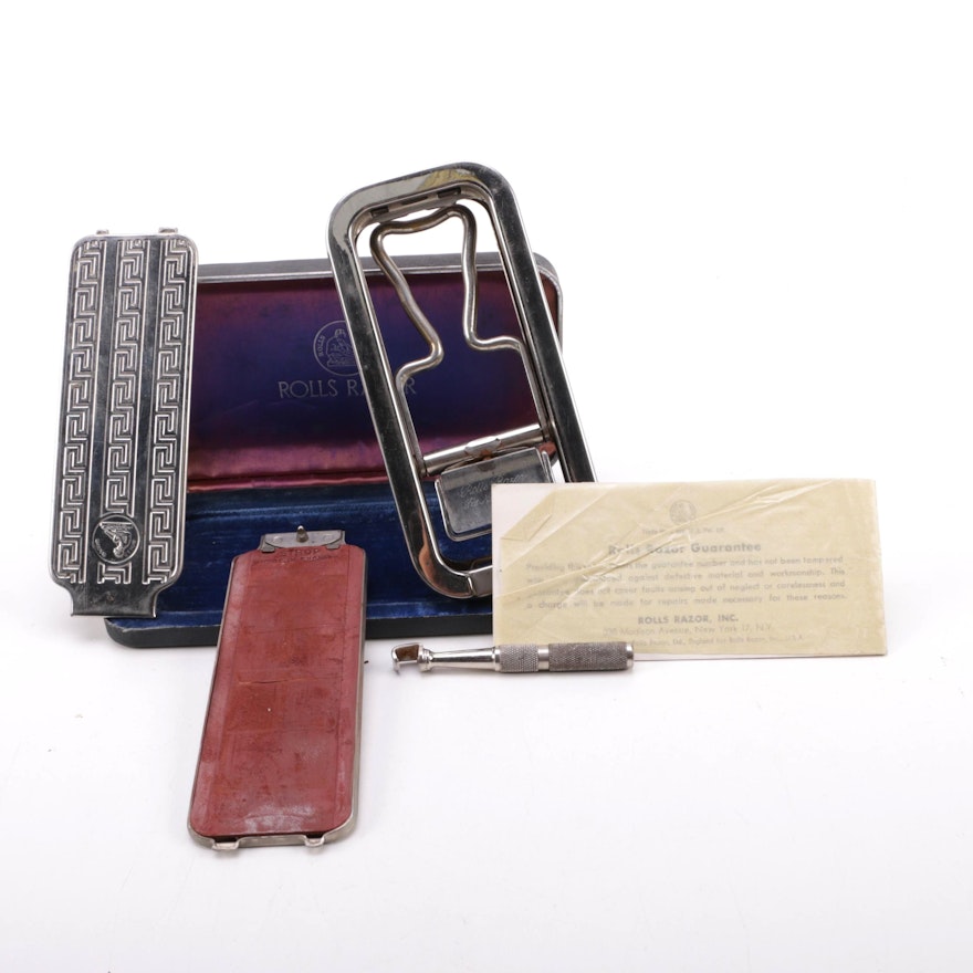 Vintage Rolls Razor Shaving Kit