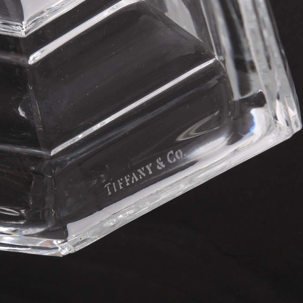 Tiffany & Co. "Plymouth" Crystal Candlesticks