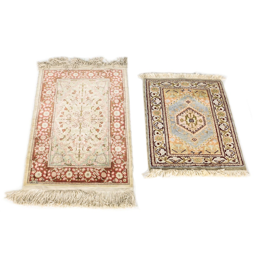 Hand-Knotted Turkish Accent Rugs