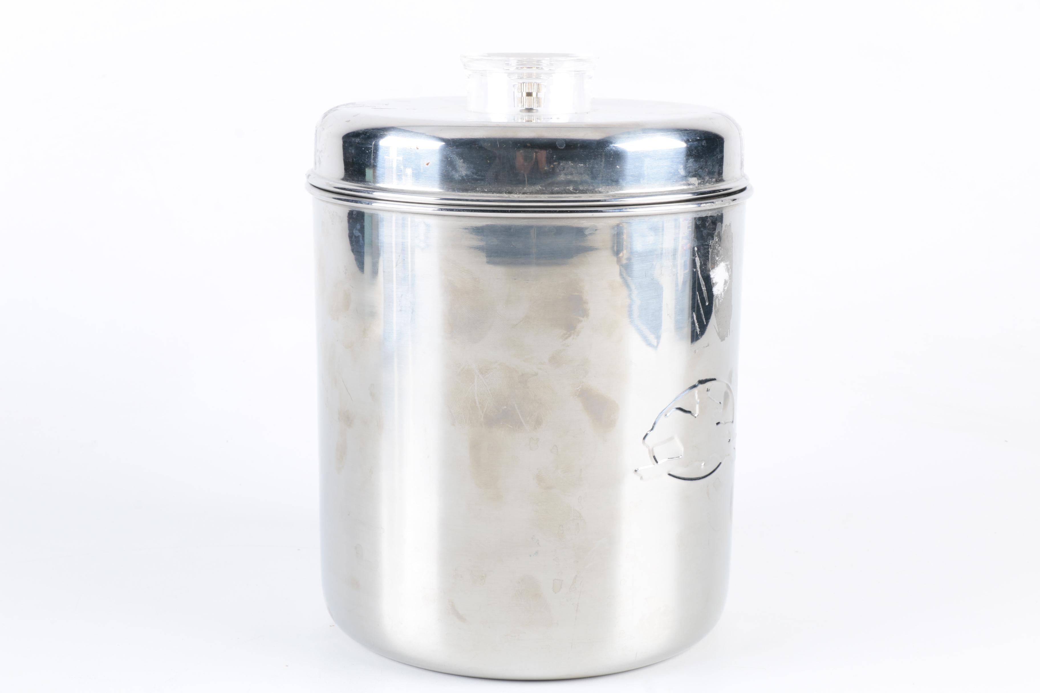 Vintage Paul Rever Shoppe Metal Kitchen Canisters