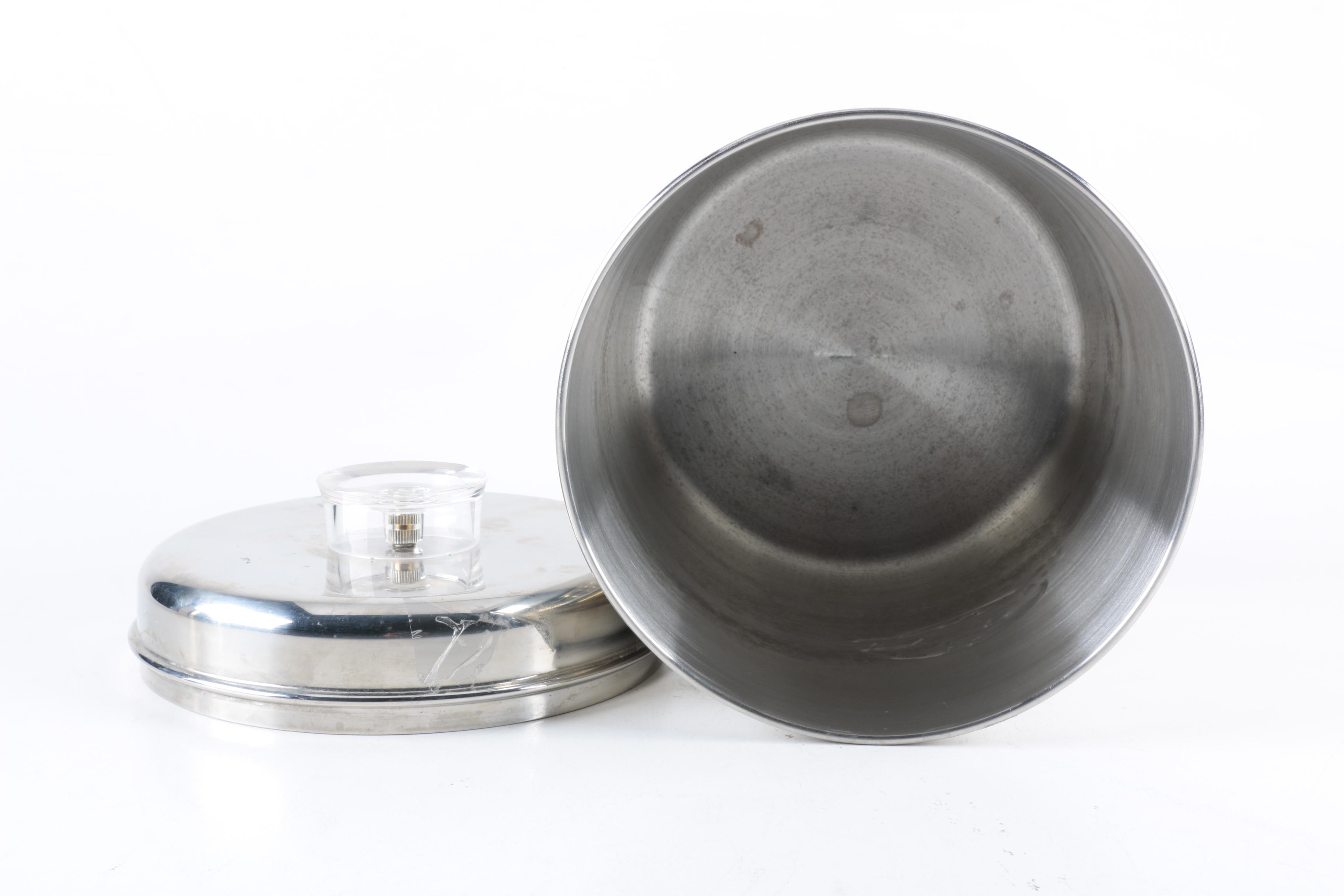 Vintage Paul Rever Shoppe Metal Kitchen Canisters