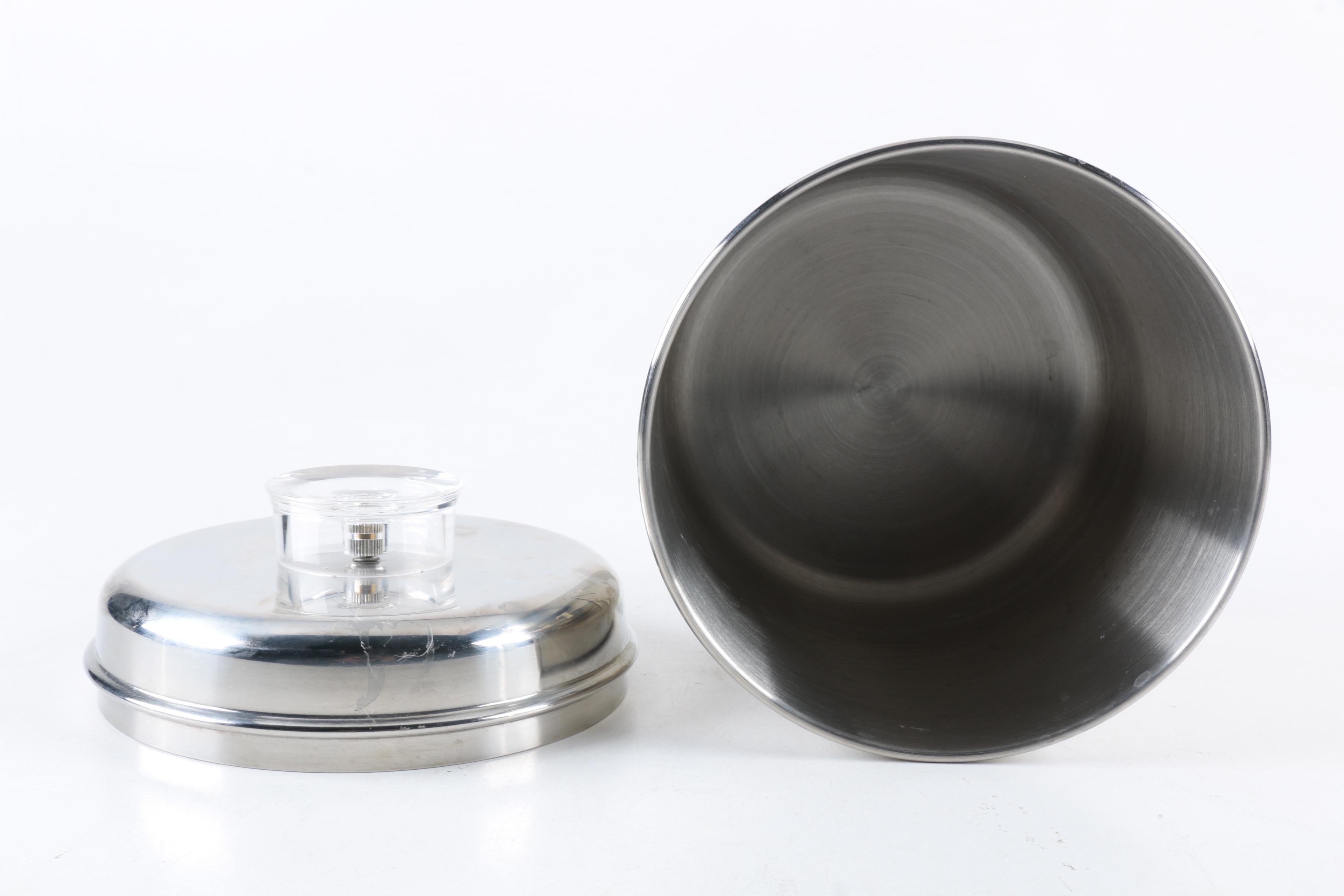 Vintage Paul Rever Shoppe Metal Kitchen Canisters